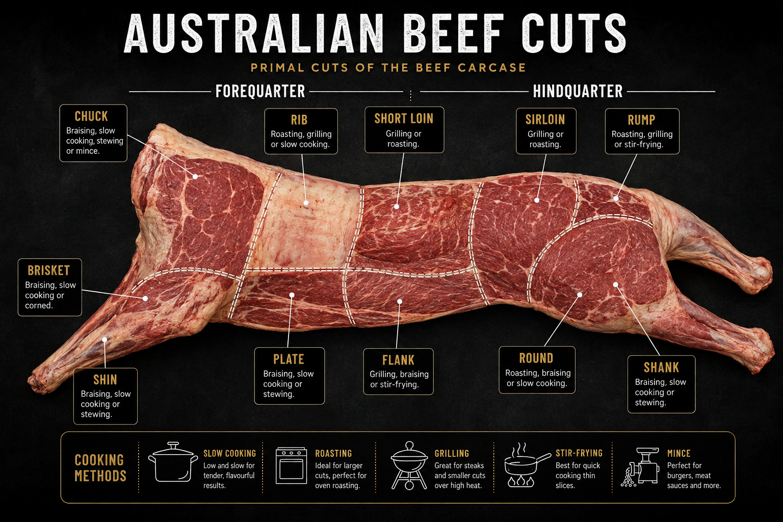 Beef Cuts Explained: Every Primal Cut and What It Is Best For