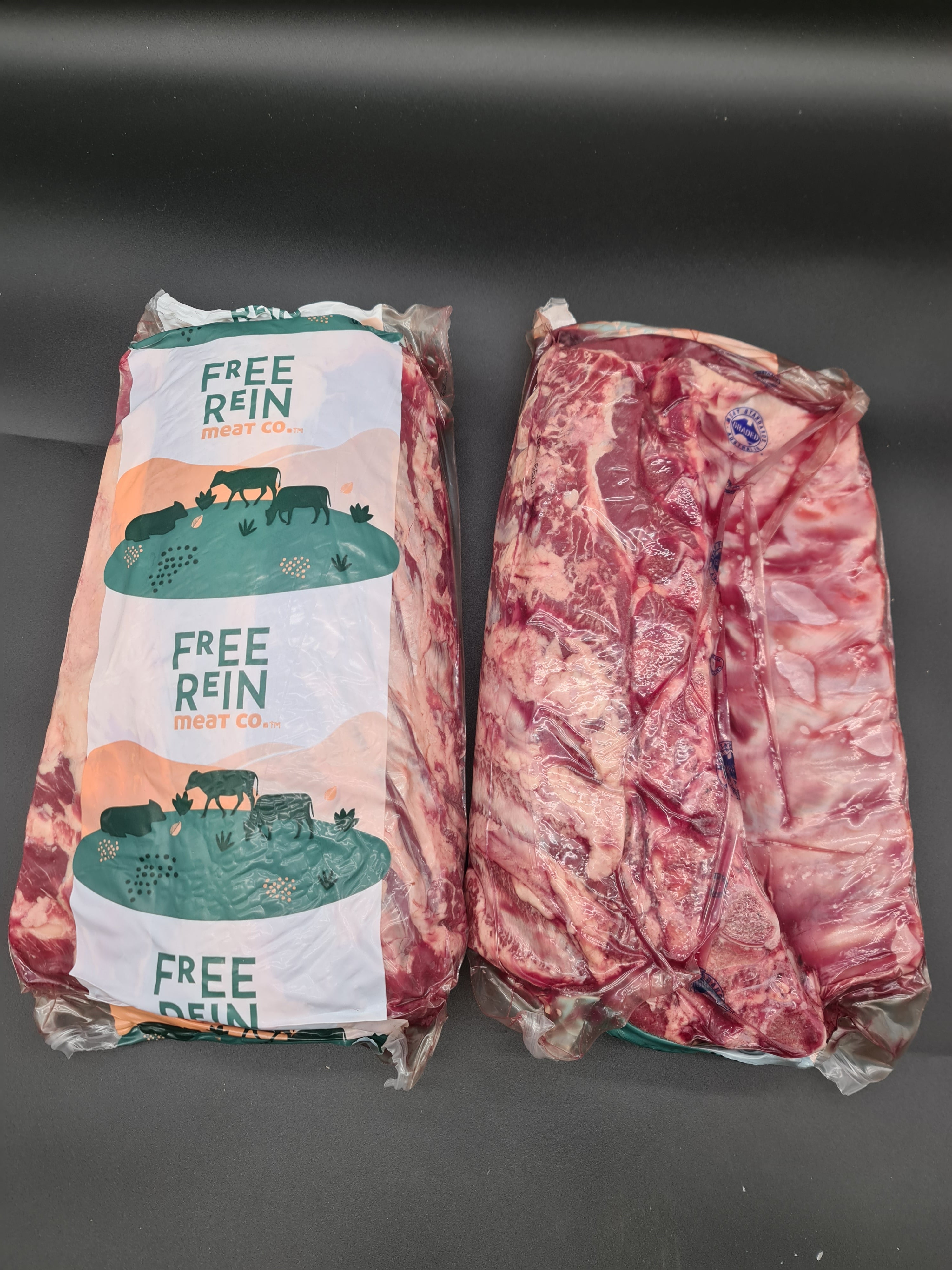 Free Rein Oven-Prepared Ribeye (Bone-in) $44/kg