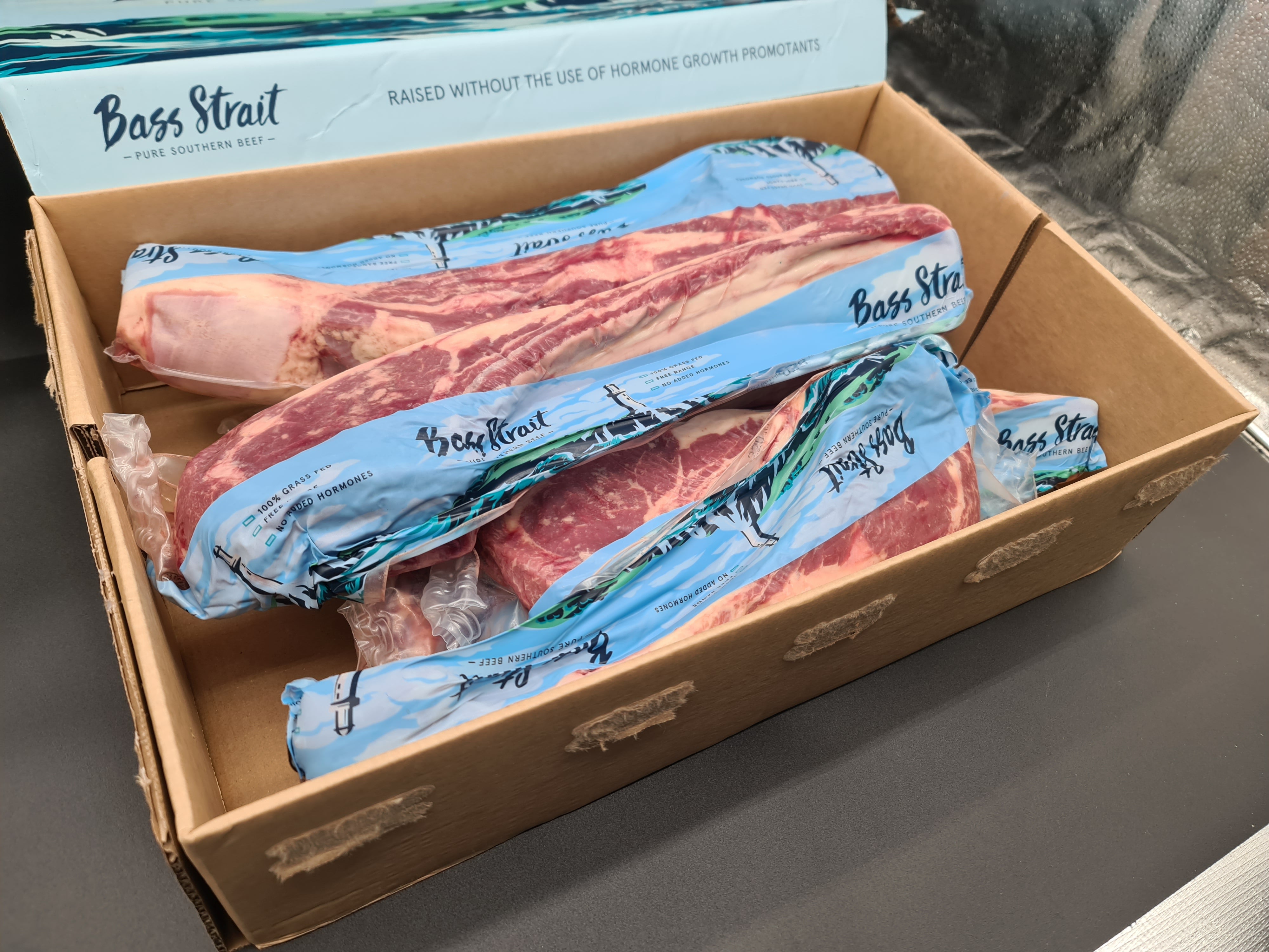 Bass Strait Ribs (12 inch Tomahawk) $63/kg