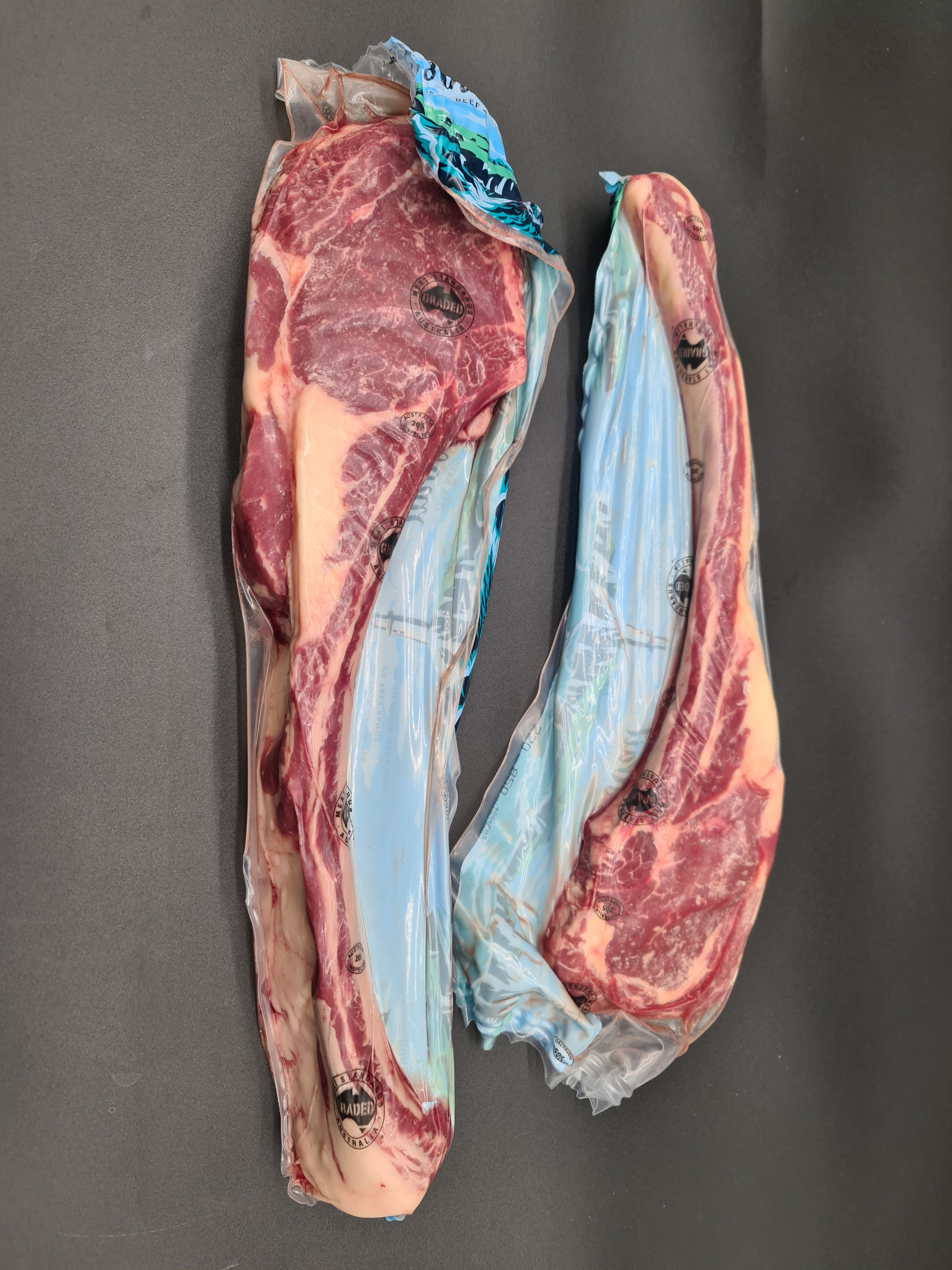Tomahawk Ribs From $63/kg – 100% Grass-Fed Beef (12 inch) – Bass Strait