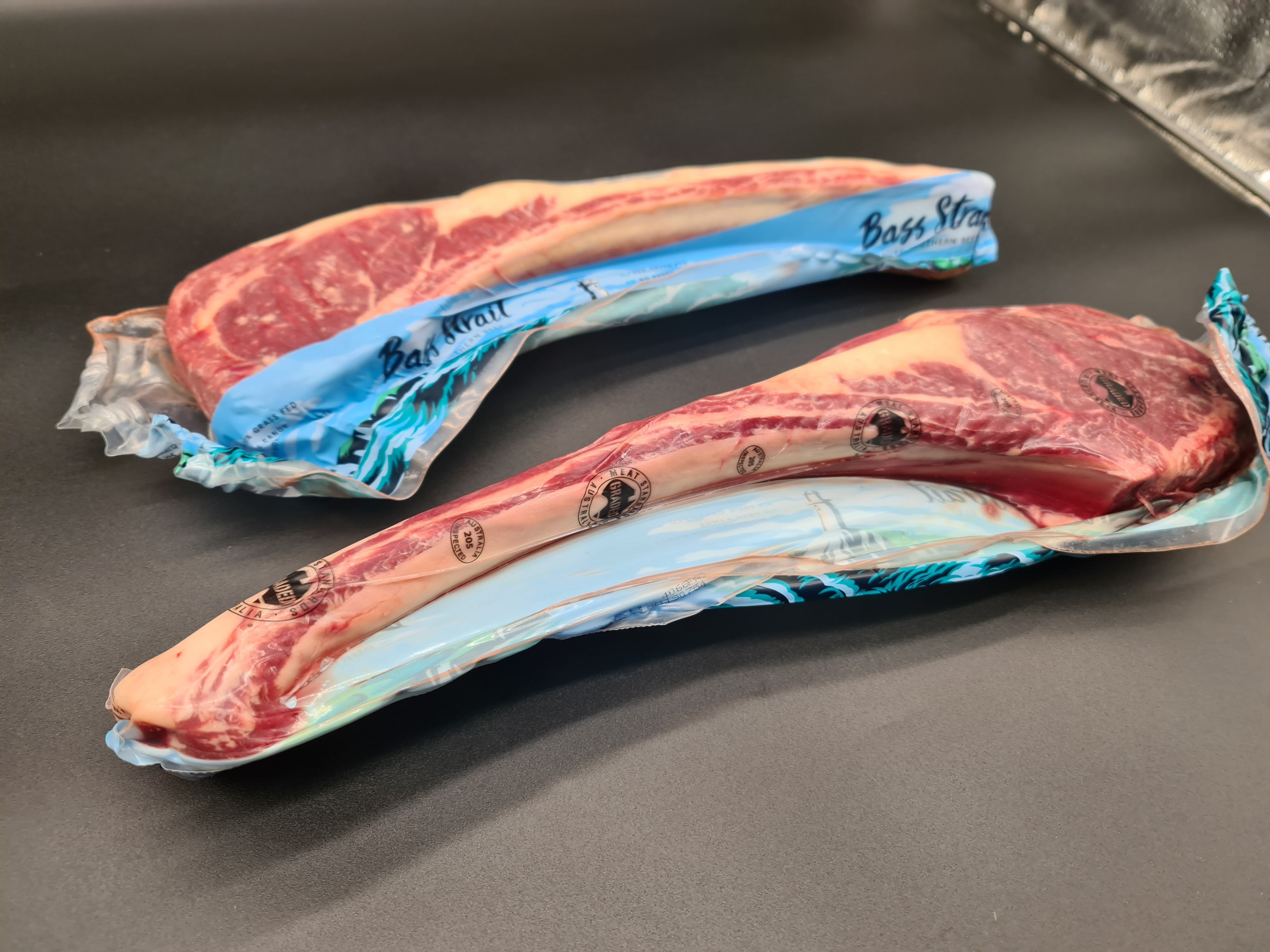 Tomahawk Ribs From $63/kg – 100% Grass-Fed Beef (12 inch) – Bass Strait