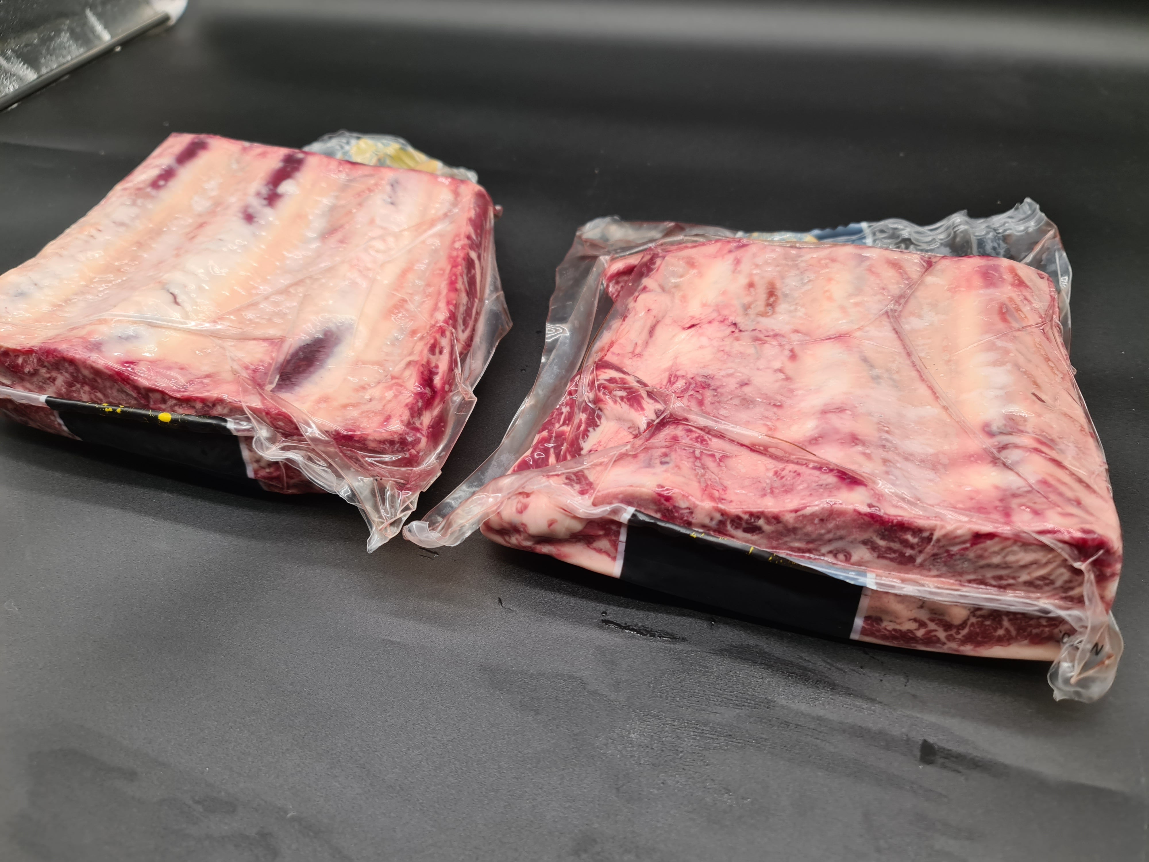 FROZEN Short Ribs From $29/kg – Grain-Fed Black Angus MB3–4 – Rangers Valley Black Onyx