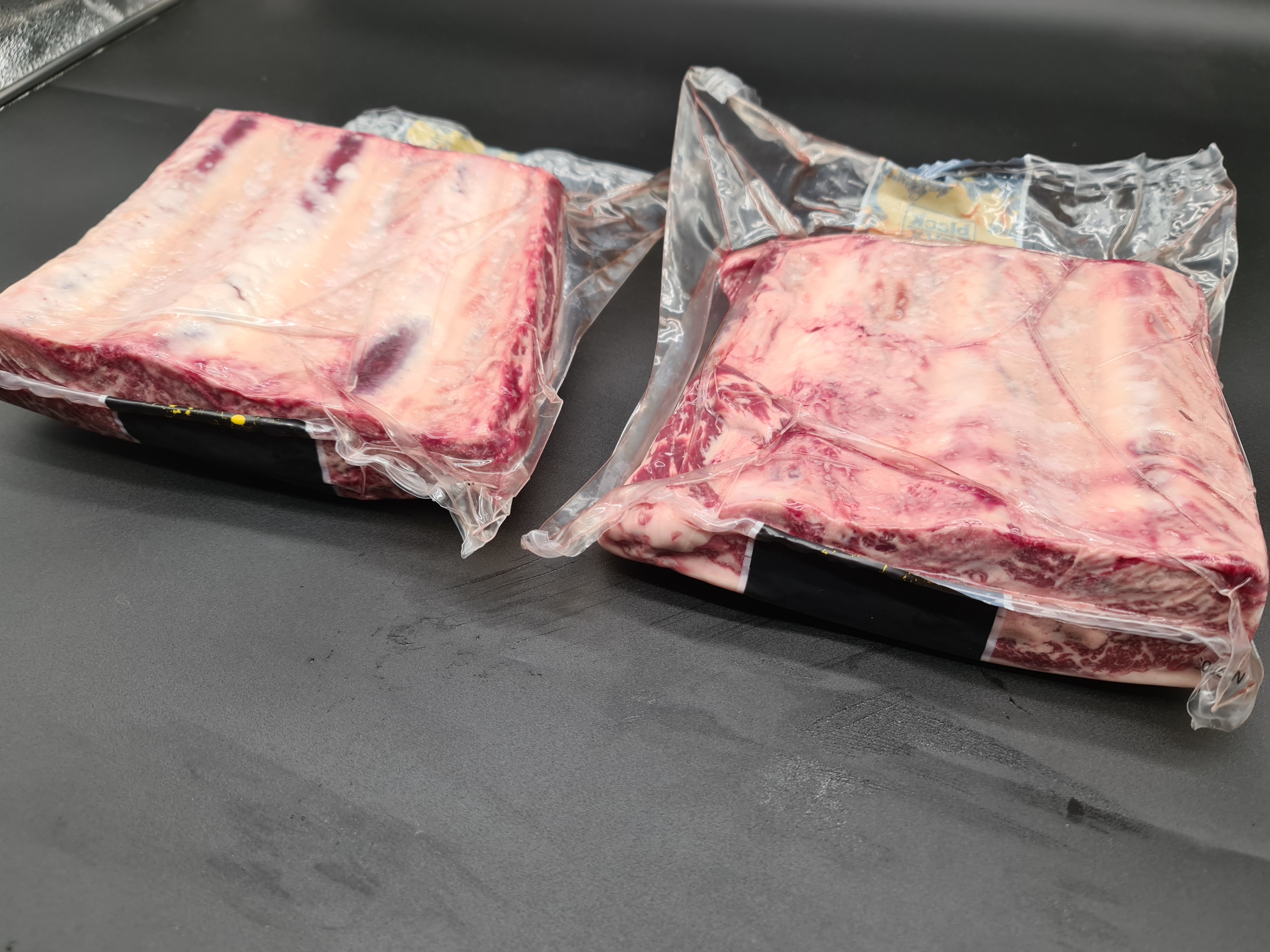 FROZEN Short Ribs From $29/kg – Grain-Fed Black Angus MB3–4 – Rangers Valley Black Onyx