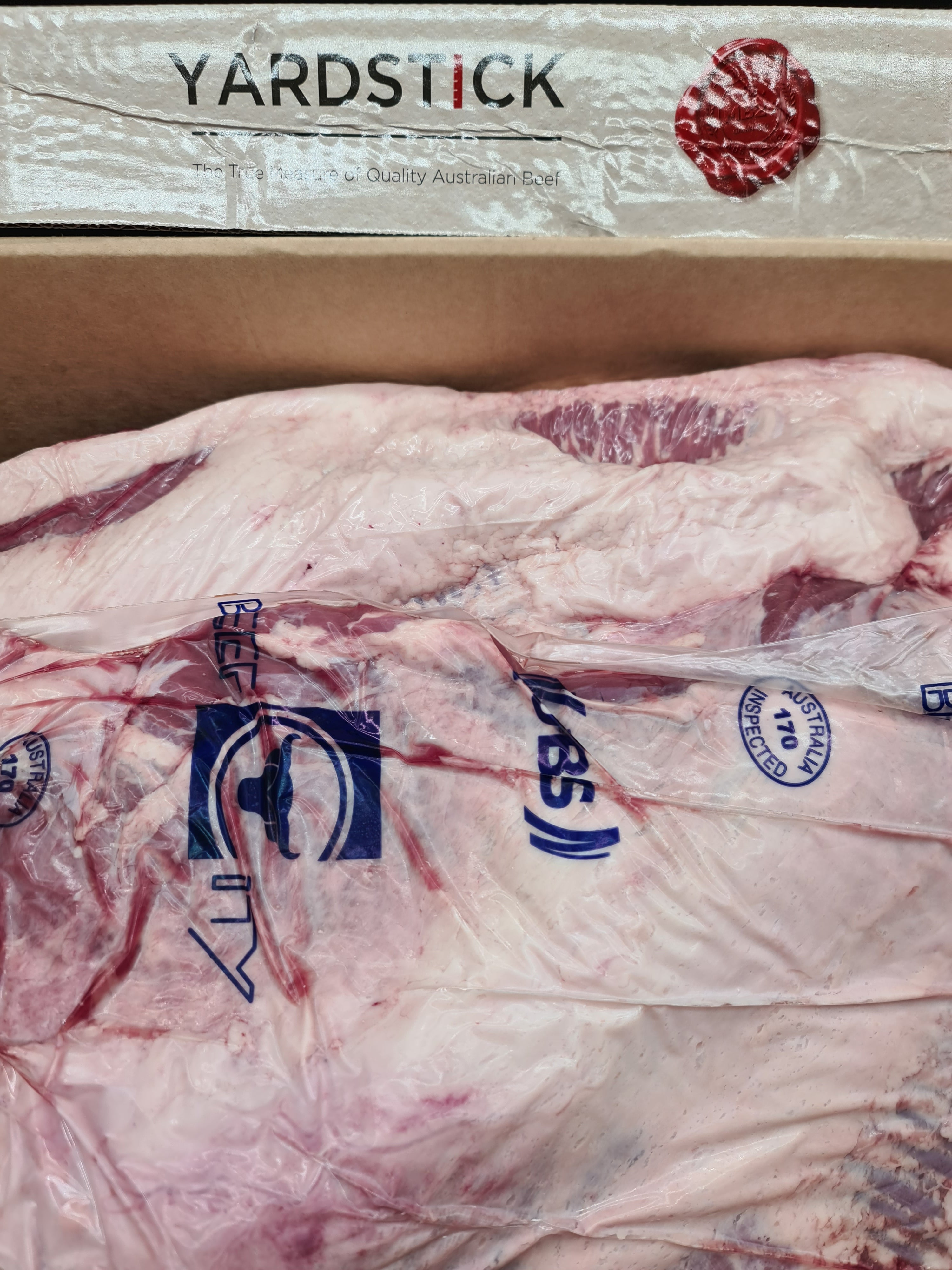 Brisket From $25/kg – Grain-Fed Beef MB2+ – Yardstick