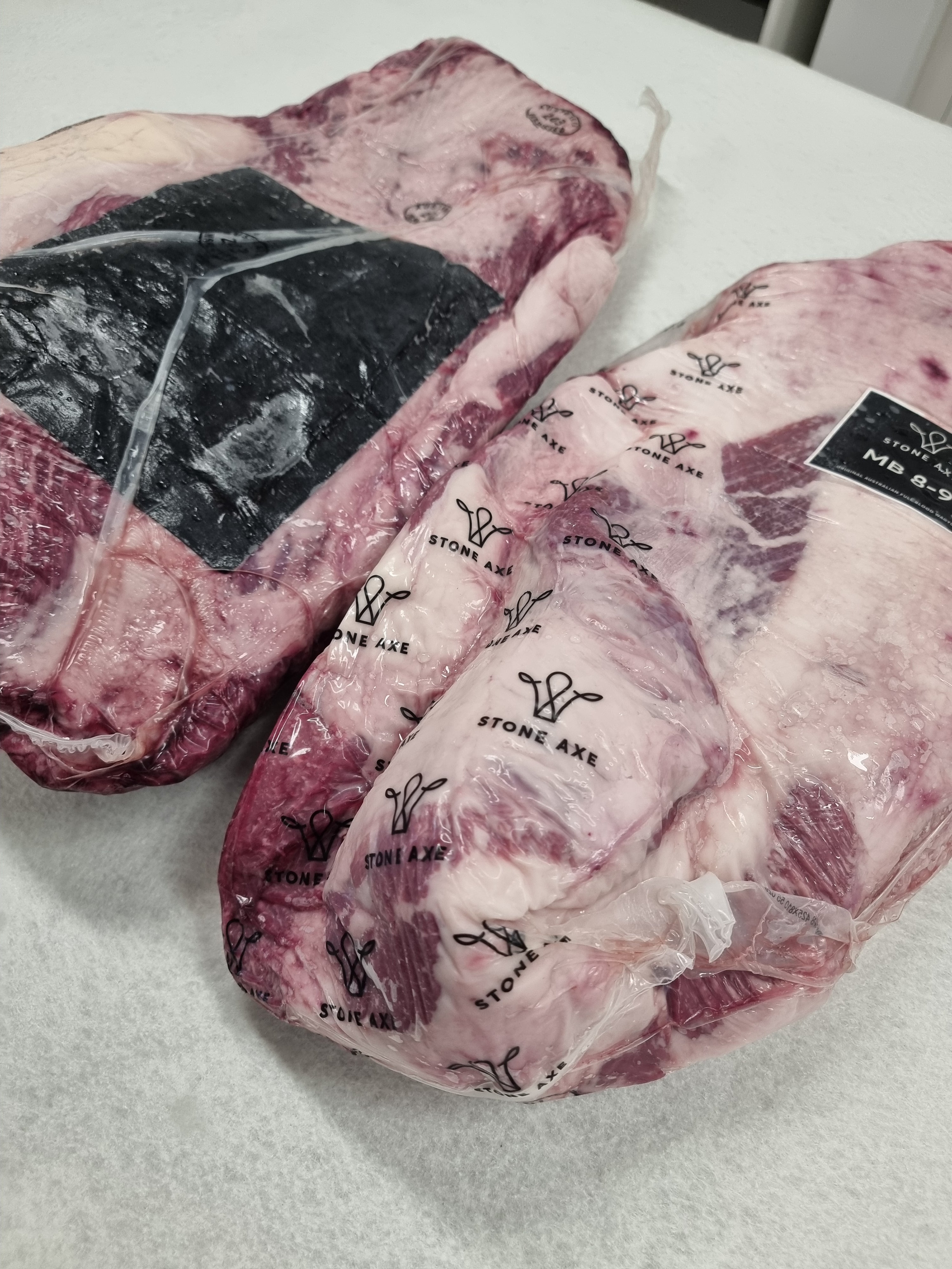 Stone Axe – Wagyu Brisket - Marble Score 8-9+ - $31/kg