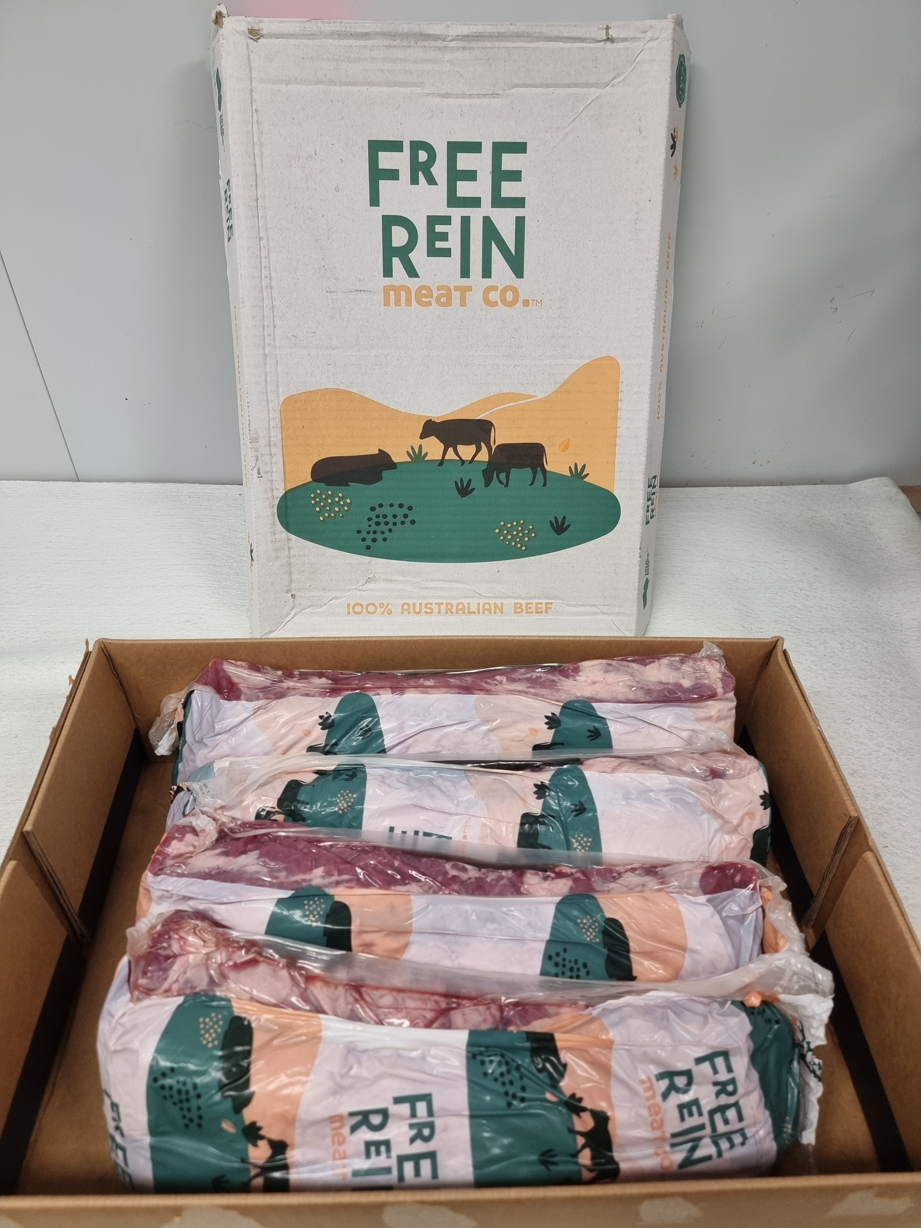 Free Rein Scotch Cube Roll Grass-Fed & Finished) $42/kg *Special*