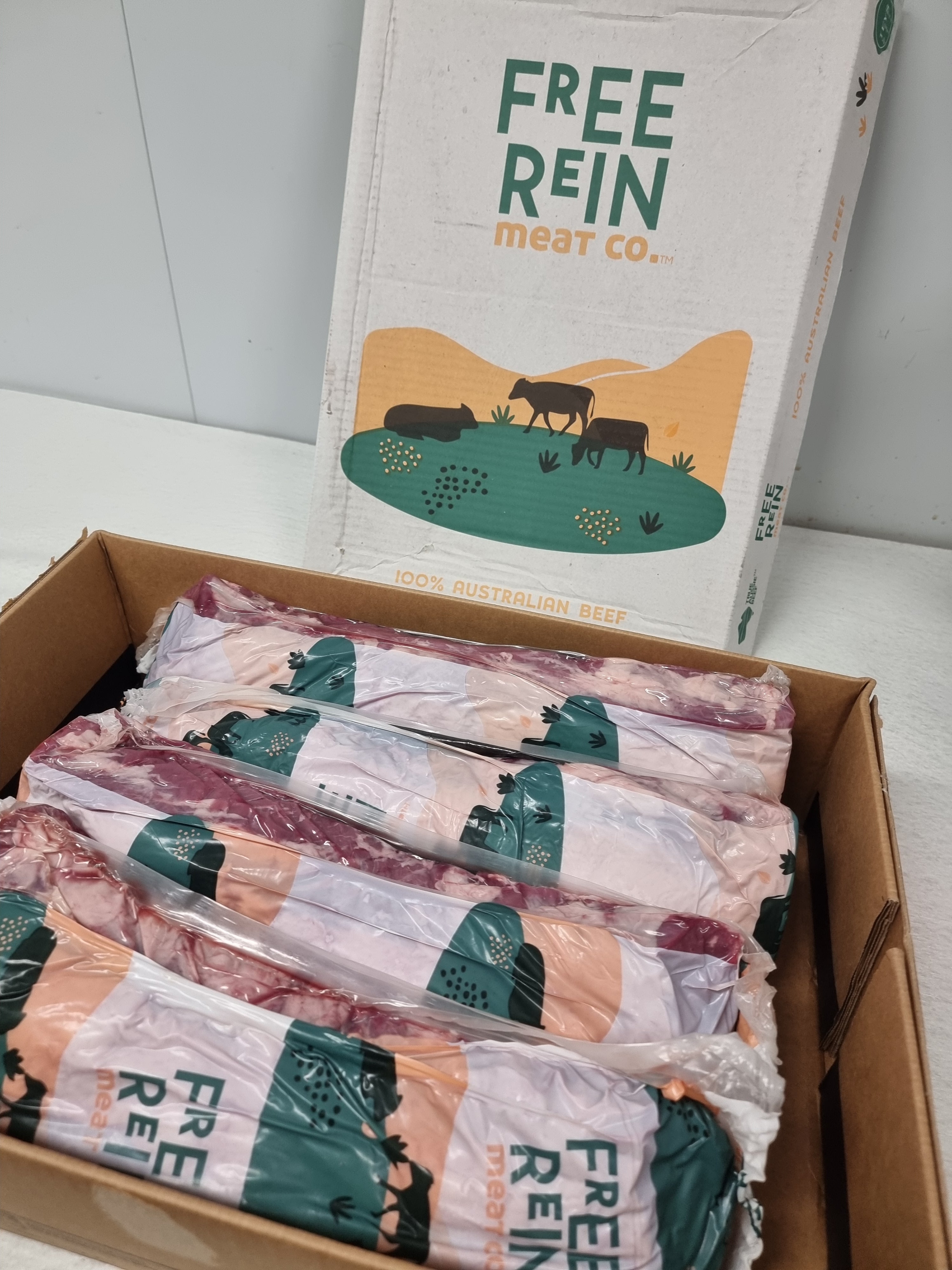 Free Rein Scotch Cube Roll Grass-Fed & Finished) $42/kg *Special*