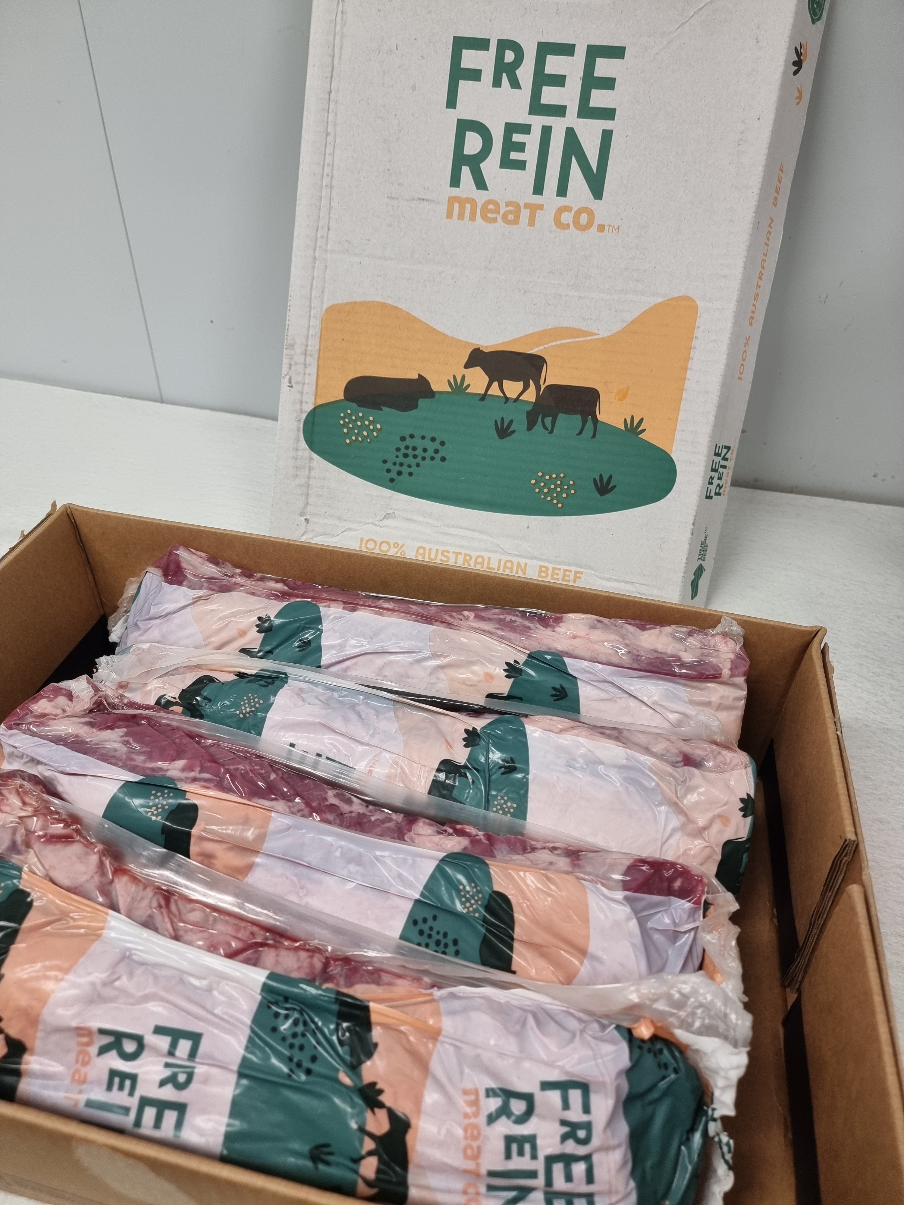 Free Rein Scotch Cube Roll Grass-Fed & Finished) $42/kg *Special*