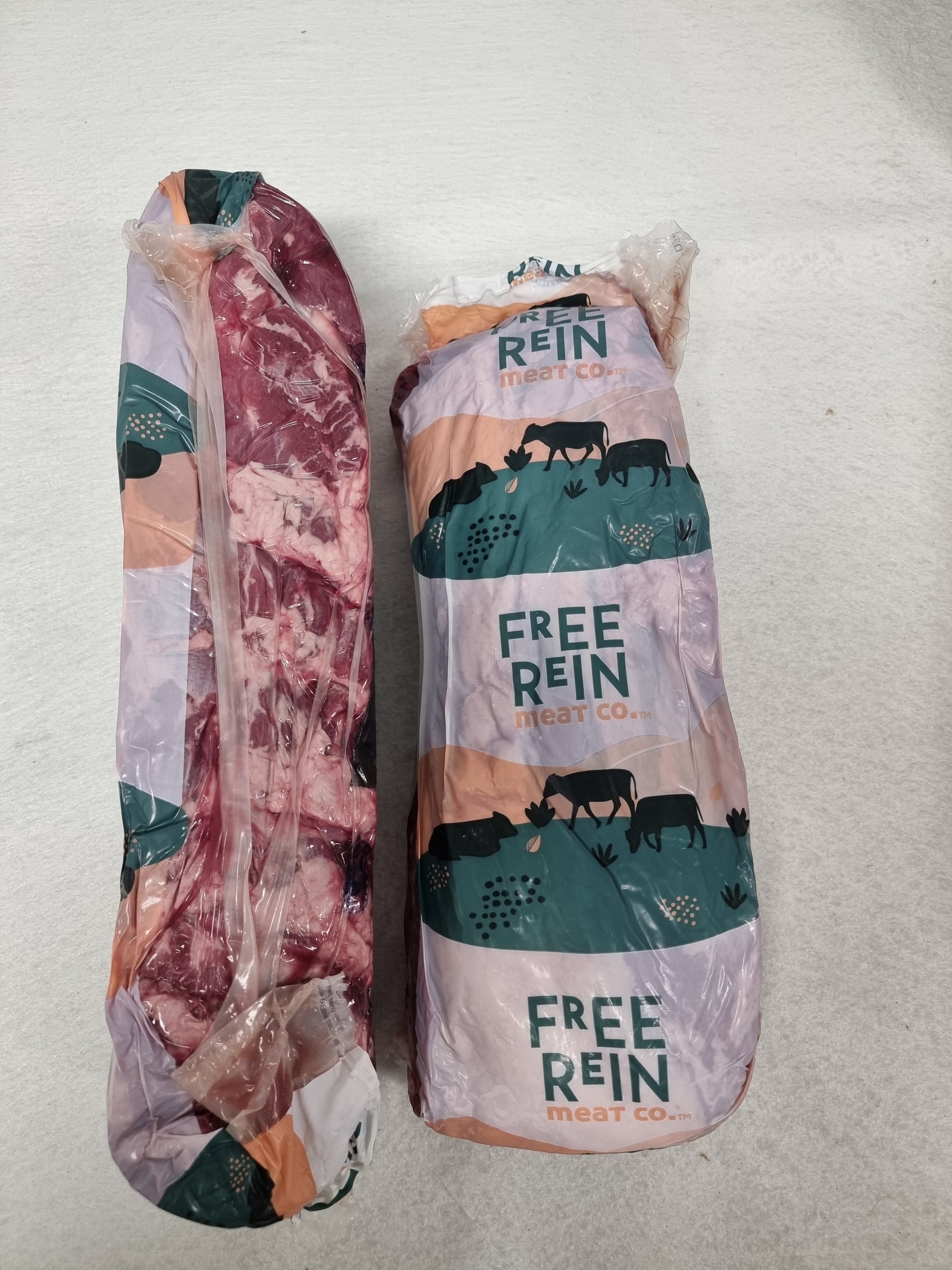 Free Rein Scotch Cube Roll Grass-Fed & Finished) $42/kg *Special*