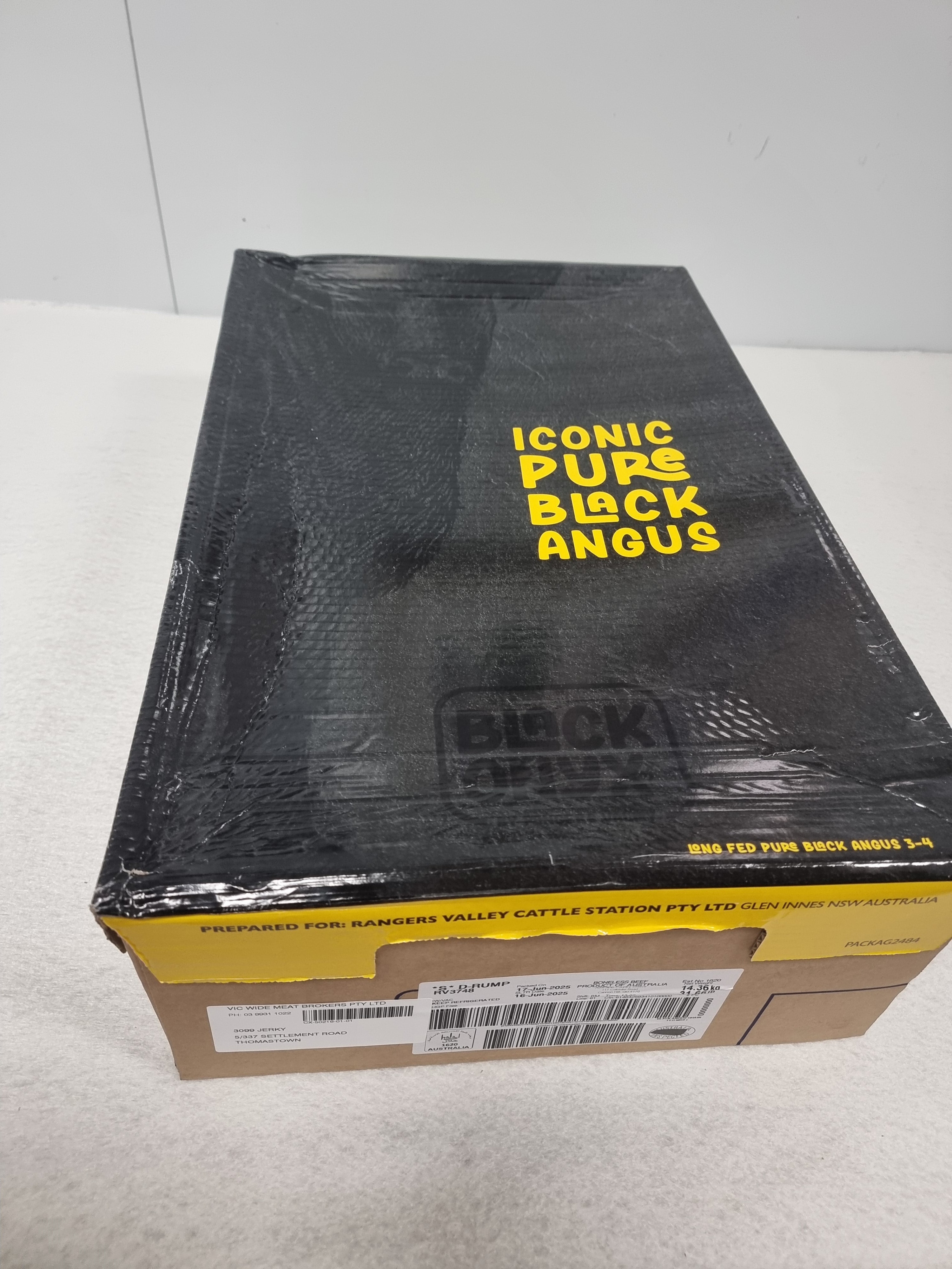 Black Onyx Angus Rump MB3-4+ - Rangers Valley - $35/kg