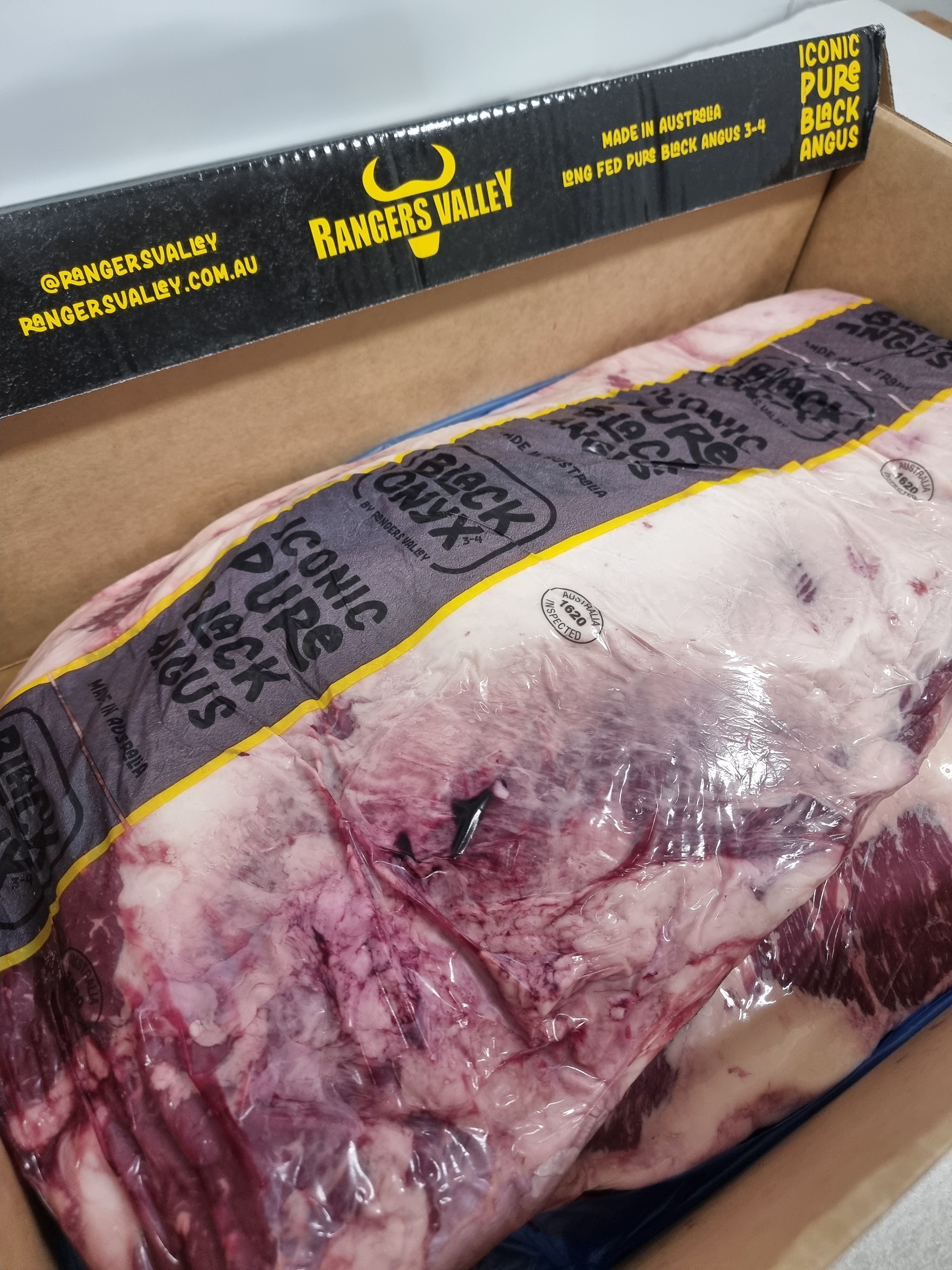 Black Onyx Angus Brisket MB3-4+ - Rangers Valley - $30/kg