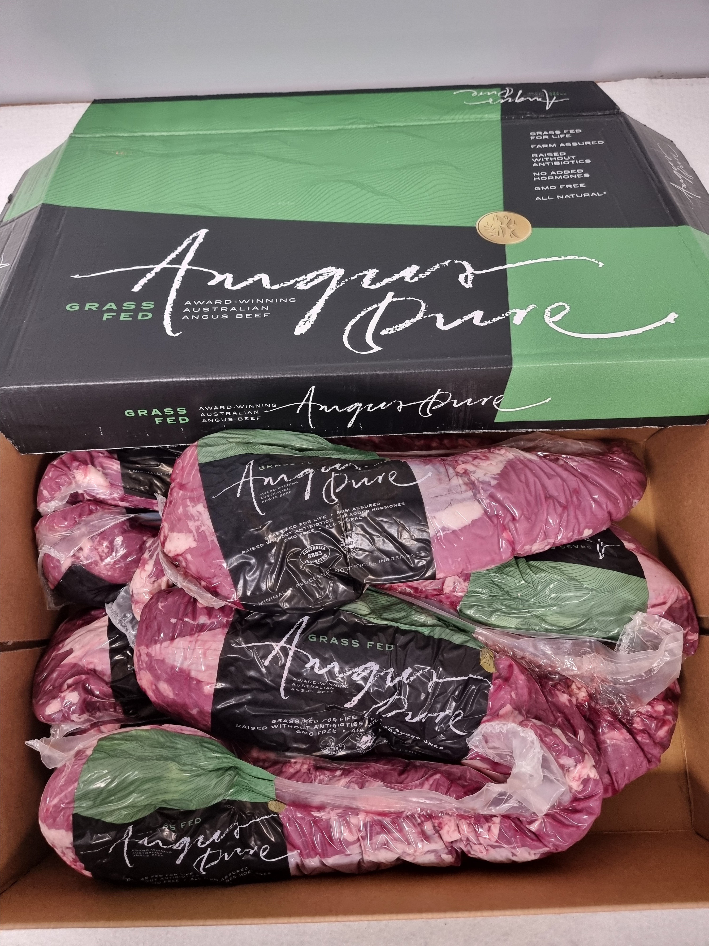Angus Pure Eye Fillet Tenderloin (Grass-Fed & Finished) - Thomas Foods - Hormone and Antibiotic Free - $62kg *Special*