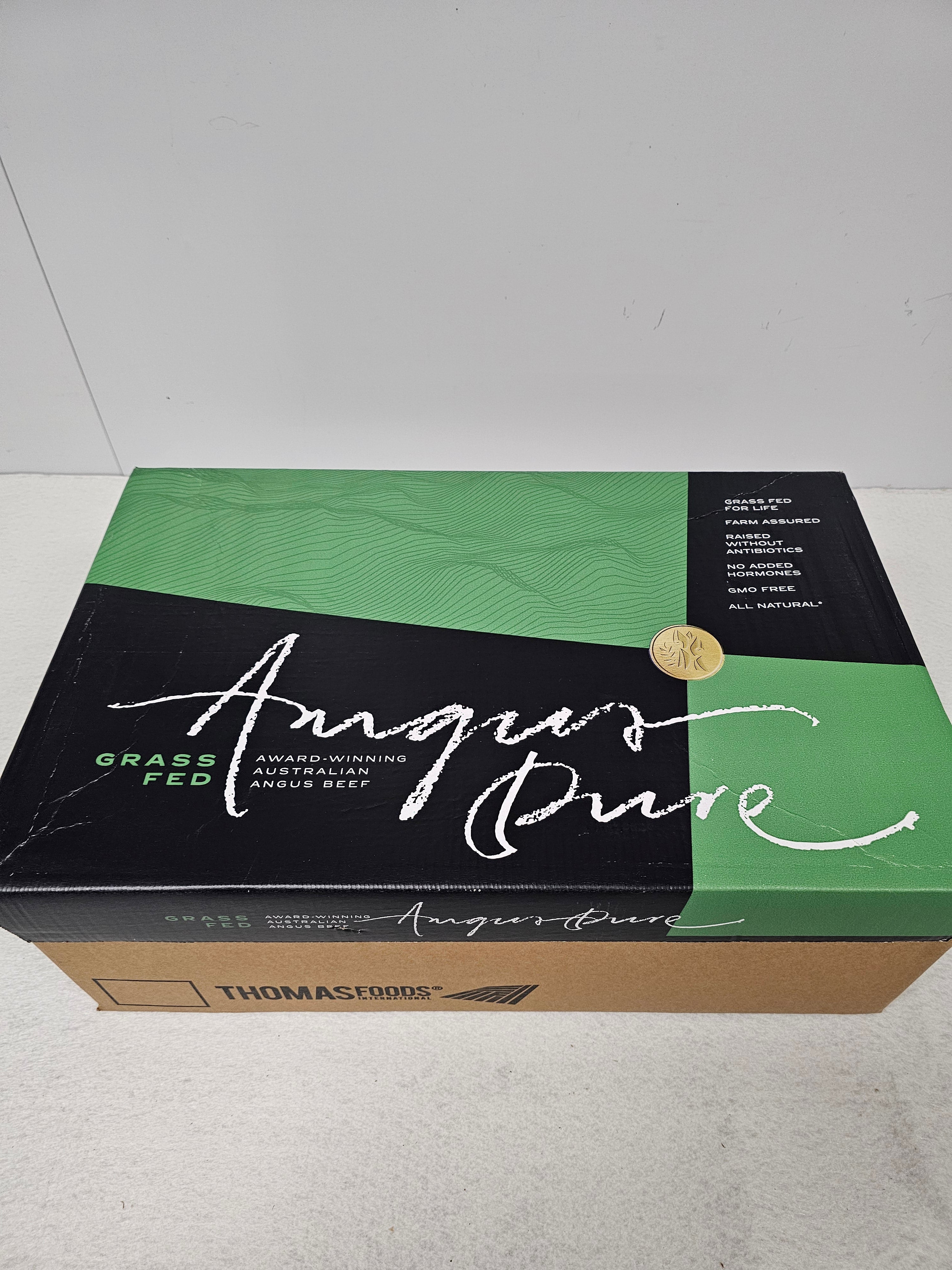Angus Porterhouse Striploin (Grass-Fed & Finished) - Thomas Foods - Homone and Antibiotic Free - $43/kg