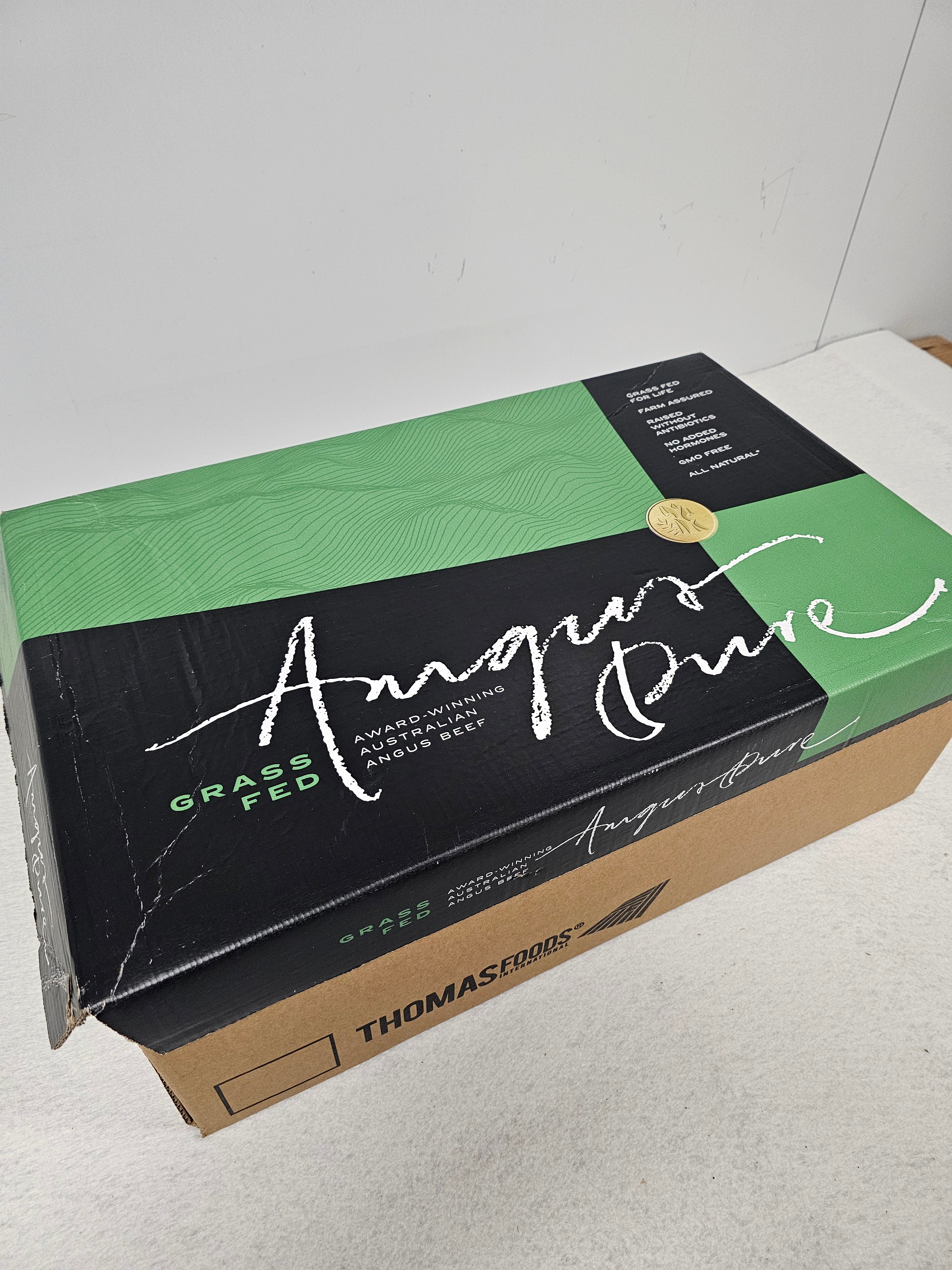 Angus Porterhouse Striploin (Grass-Fed & Finished) - Thomas Foods - Homone and Antibiotic Free - $43/kg