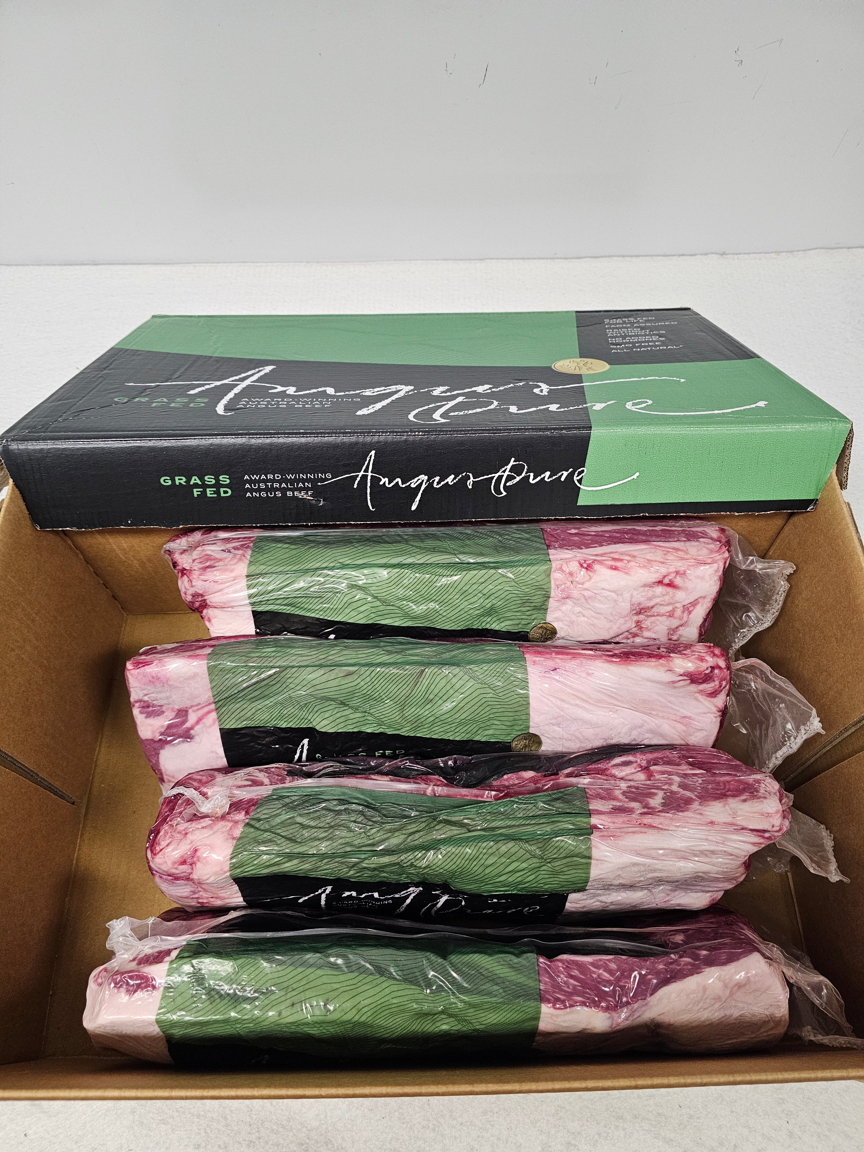 Angus Porterhouse Striploin (Grass-Fed & Finished) - Thomas Foods - Homone and Antibiotic Free - $43/kg