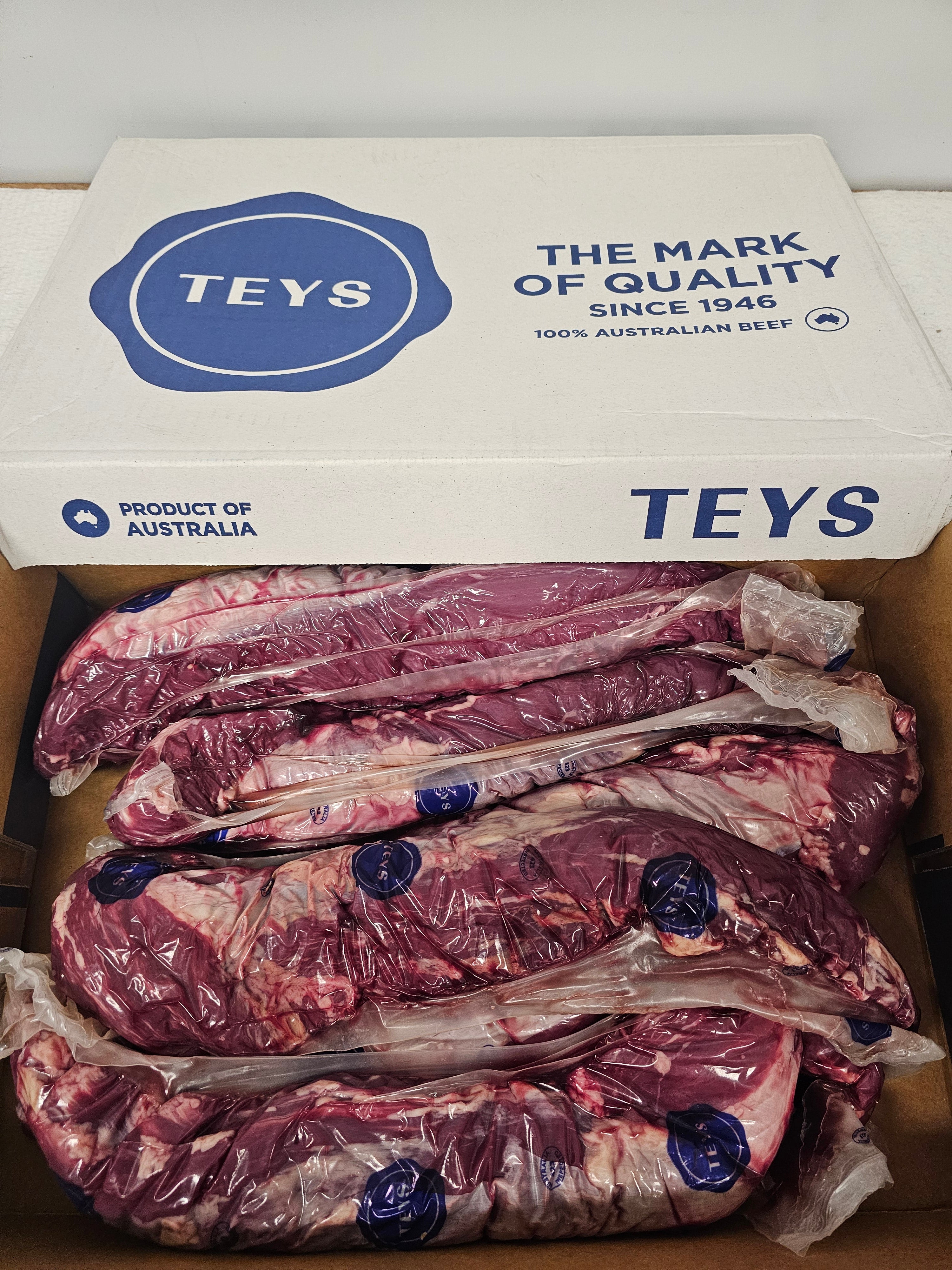 Teys Australia Eye Fillet (Tenderloin) - (Grass-Fed) $46/kg
