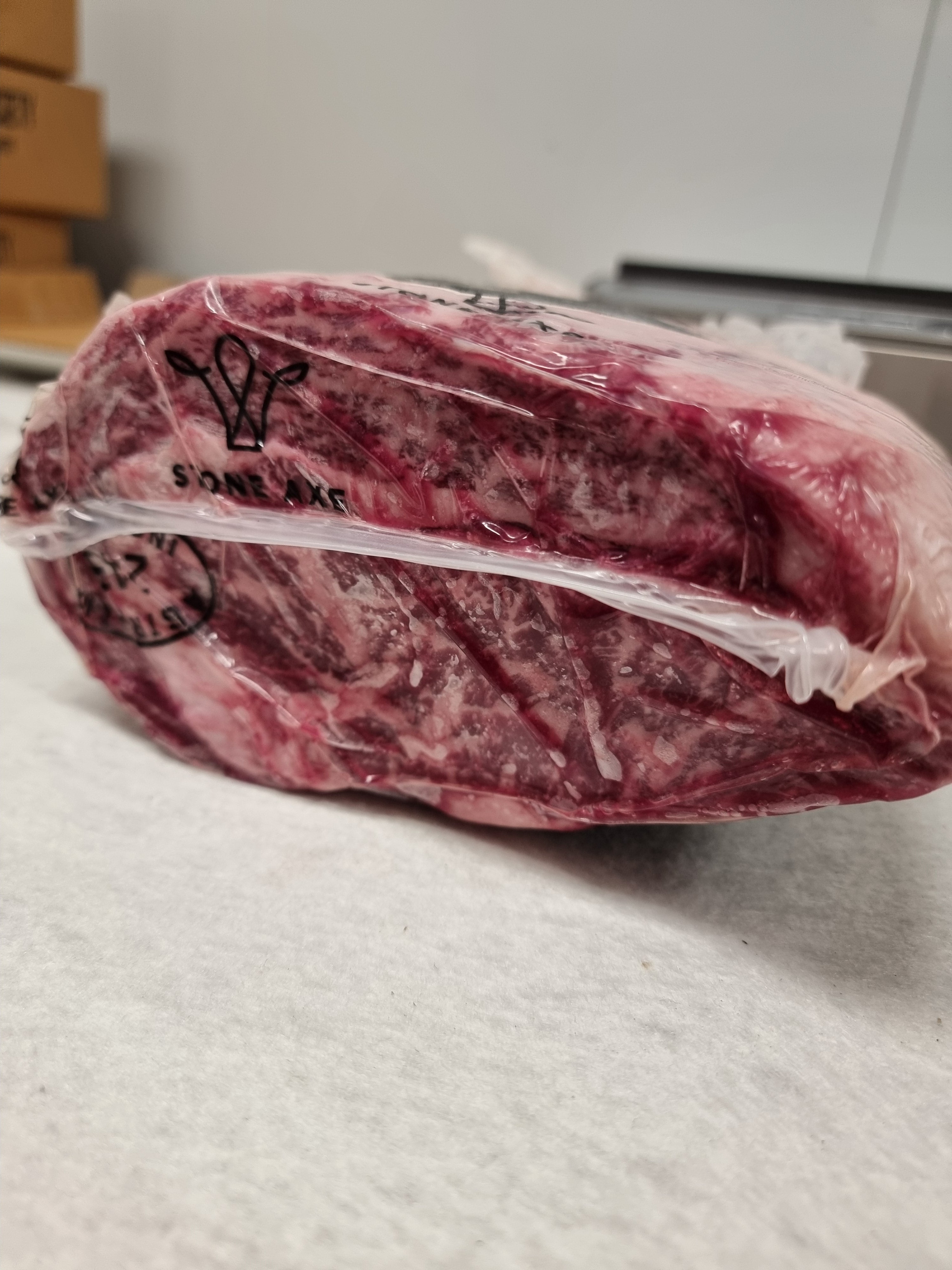 Stone Axe Full Blood Wagyu Scotch Cube Roll (MB 8–9+) $179/kg