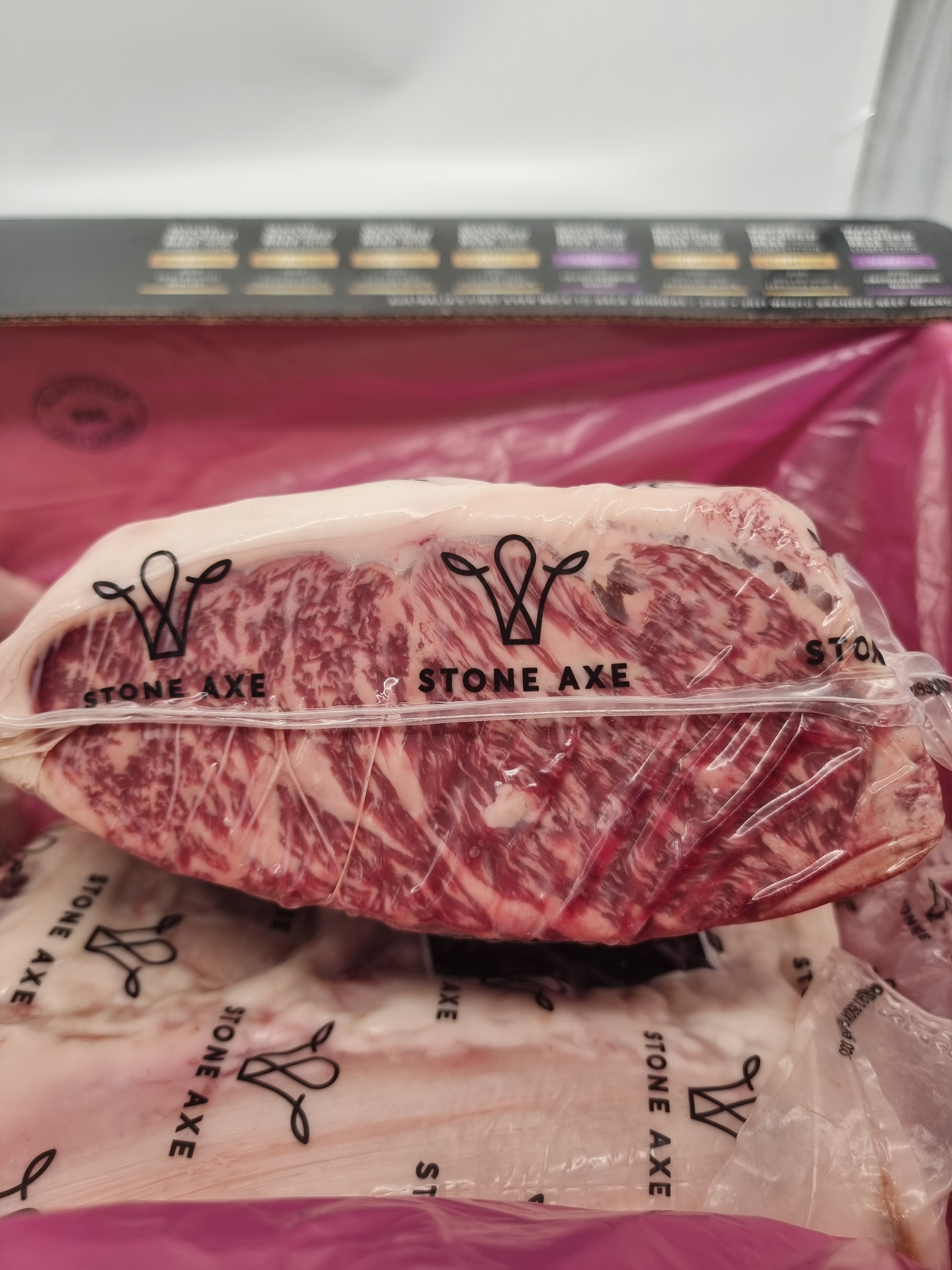 Stone Axe Full Blood Wagyu Porterhouse (MB 8–9+) $149/kg