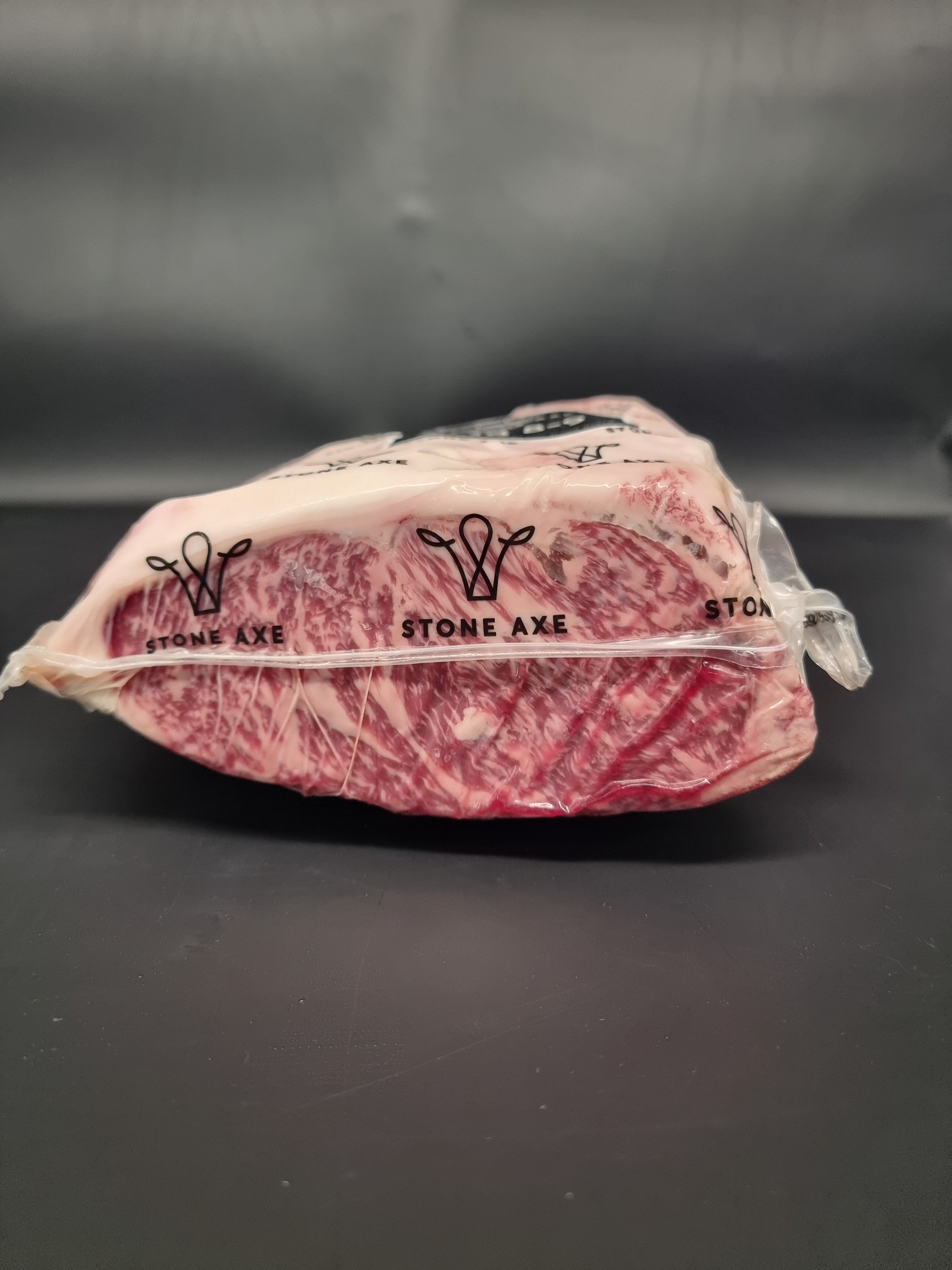 Stone Axe Full Blood Wagyu Porterhouse (MB 8–9+) $149/kg