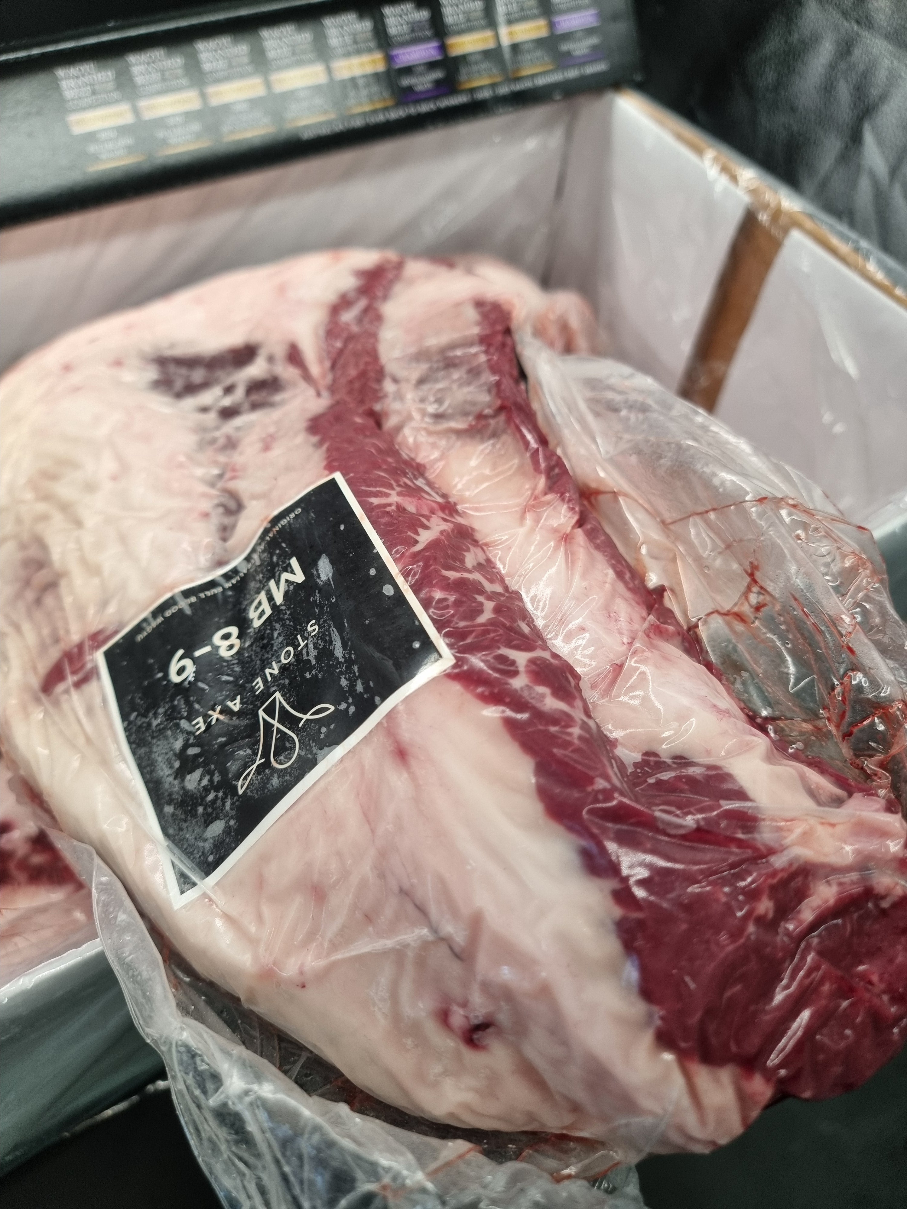 Stone Axe Full Blood Wagyu Brisket (MB 8–9+) $31/kg