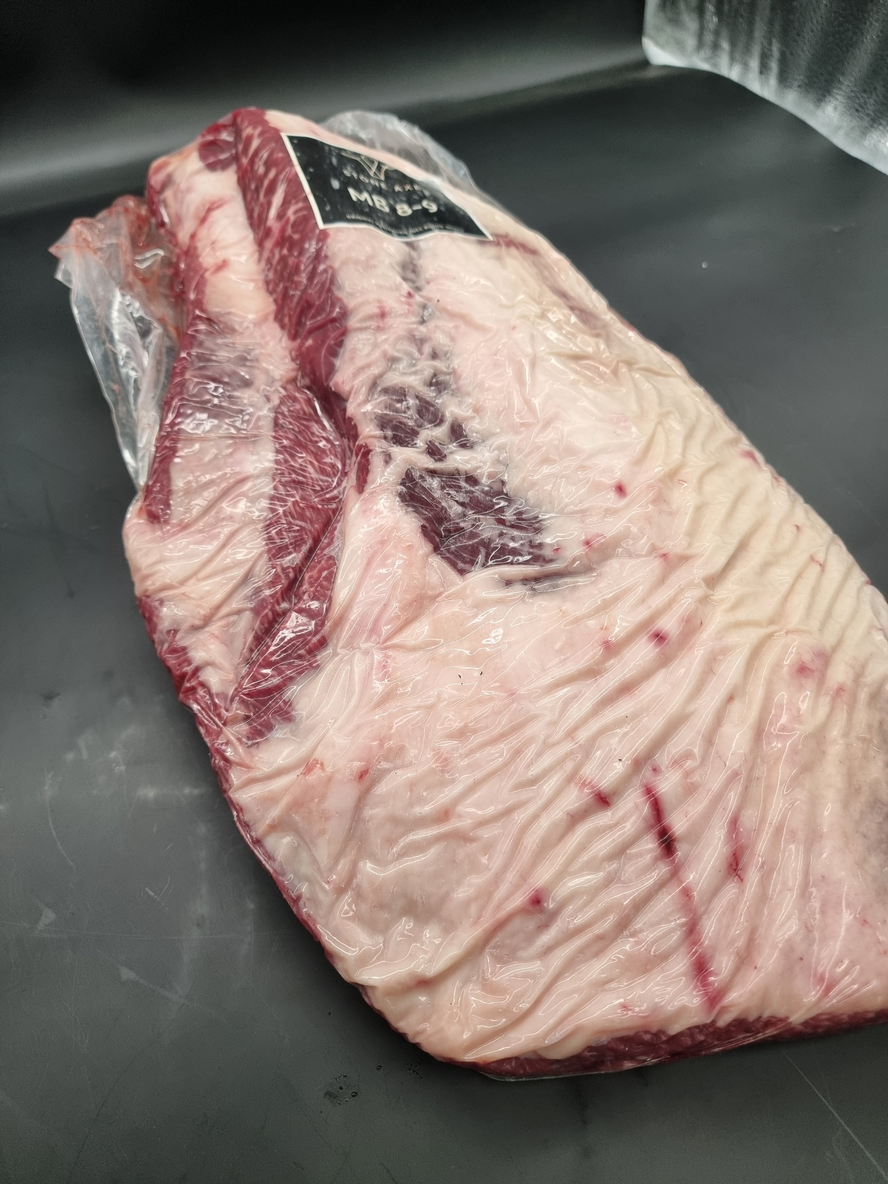 Stone Axe Full Blood Wagyu Brisket (MB 8–9+) $31/kg