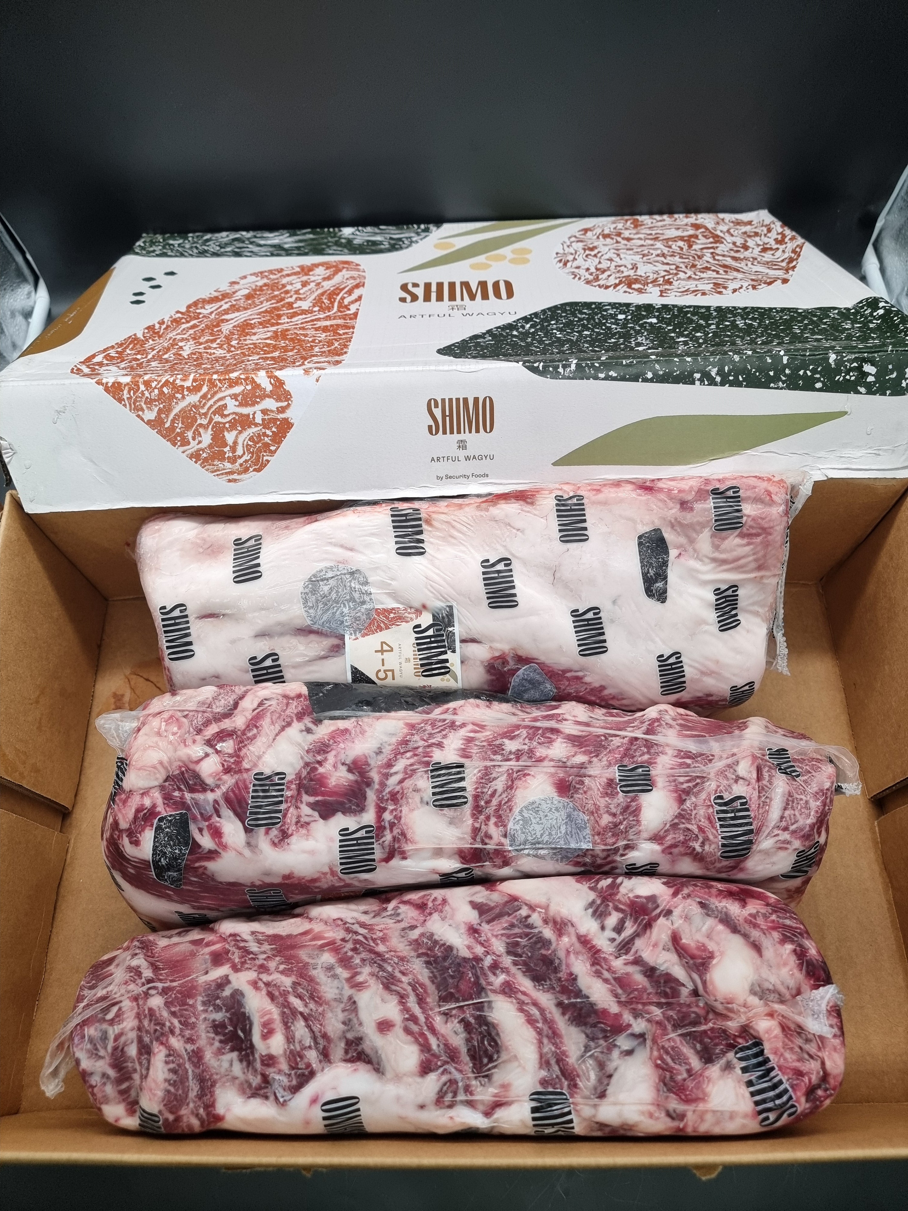 Shimo Wagyu Scotch Cube Roll MB 4-5+ $77/kg