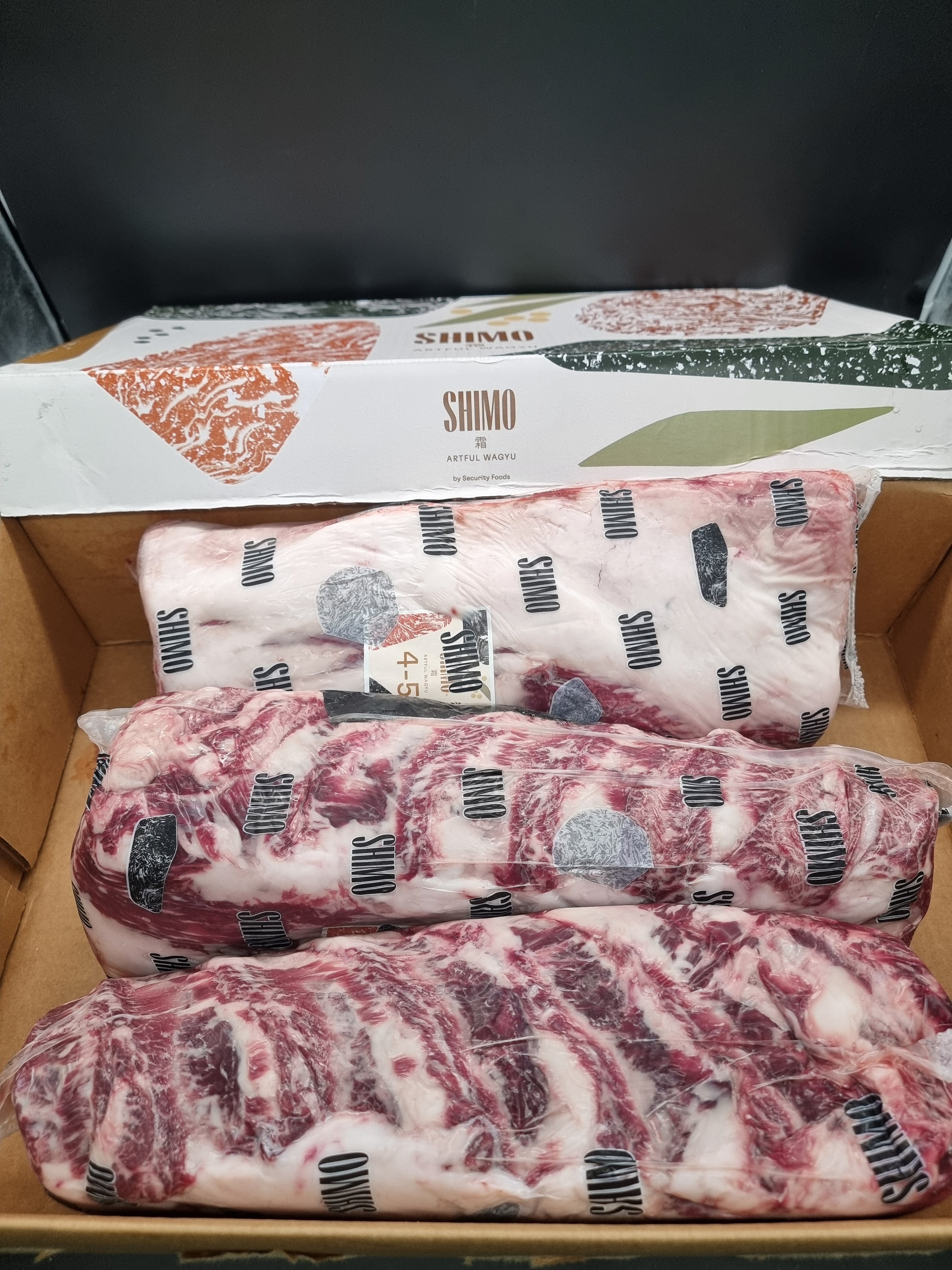 Shimo Wagyu Scotch Cube Roll MB 4-5+ $77/kg