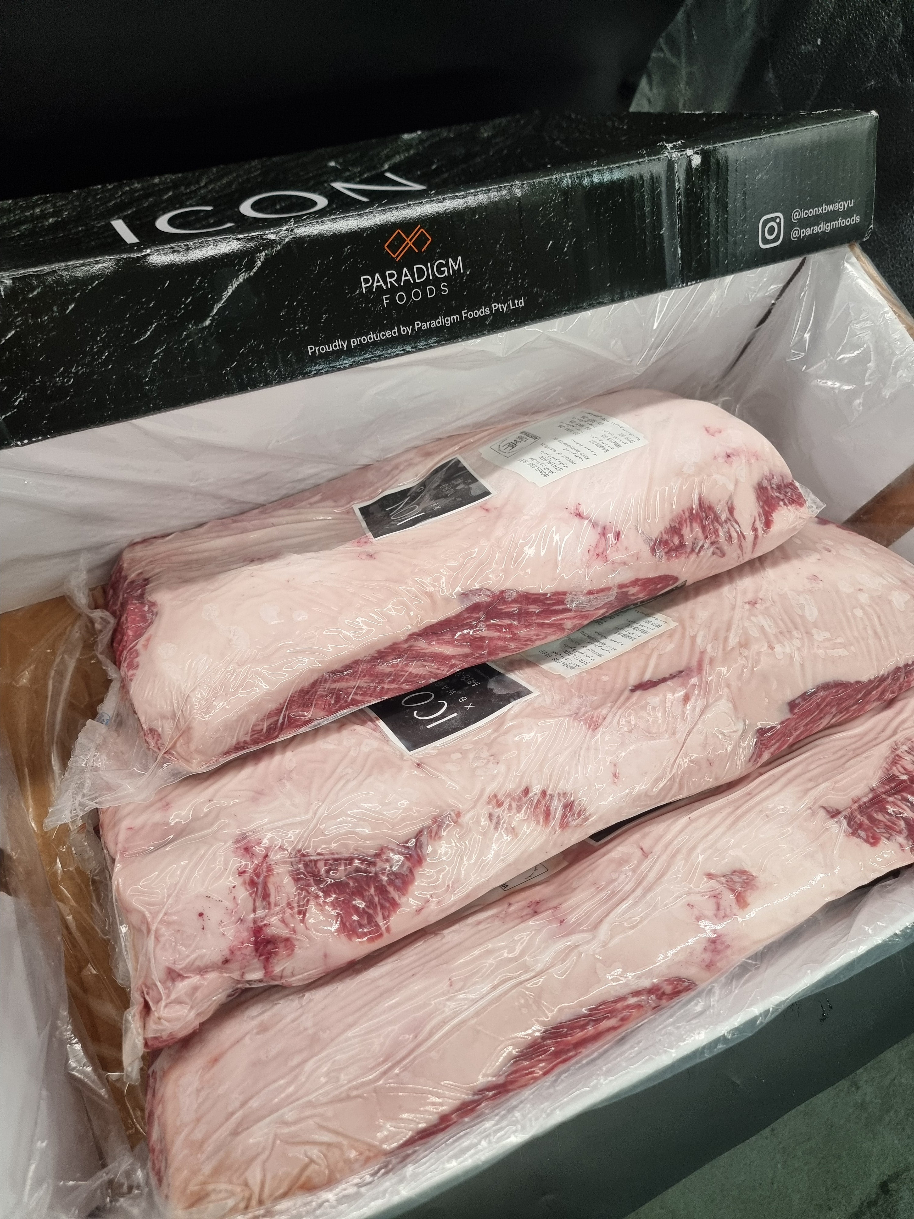 ICON XB Grain Fed F1 Wagyu MB-8-9 Porterhouse $99/kg
