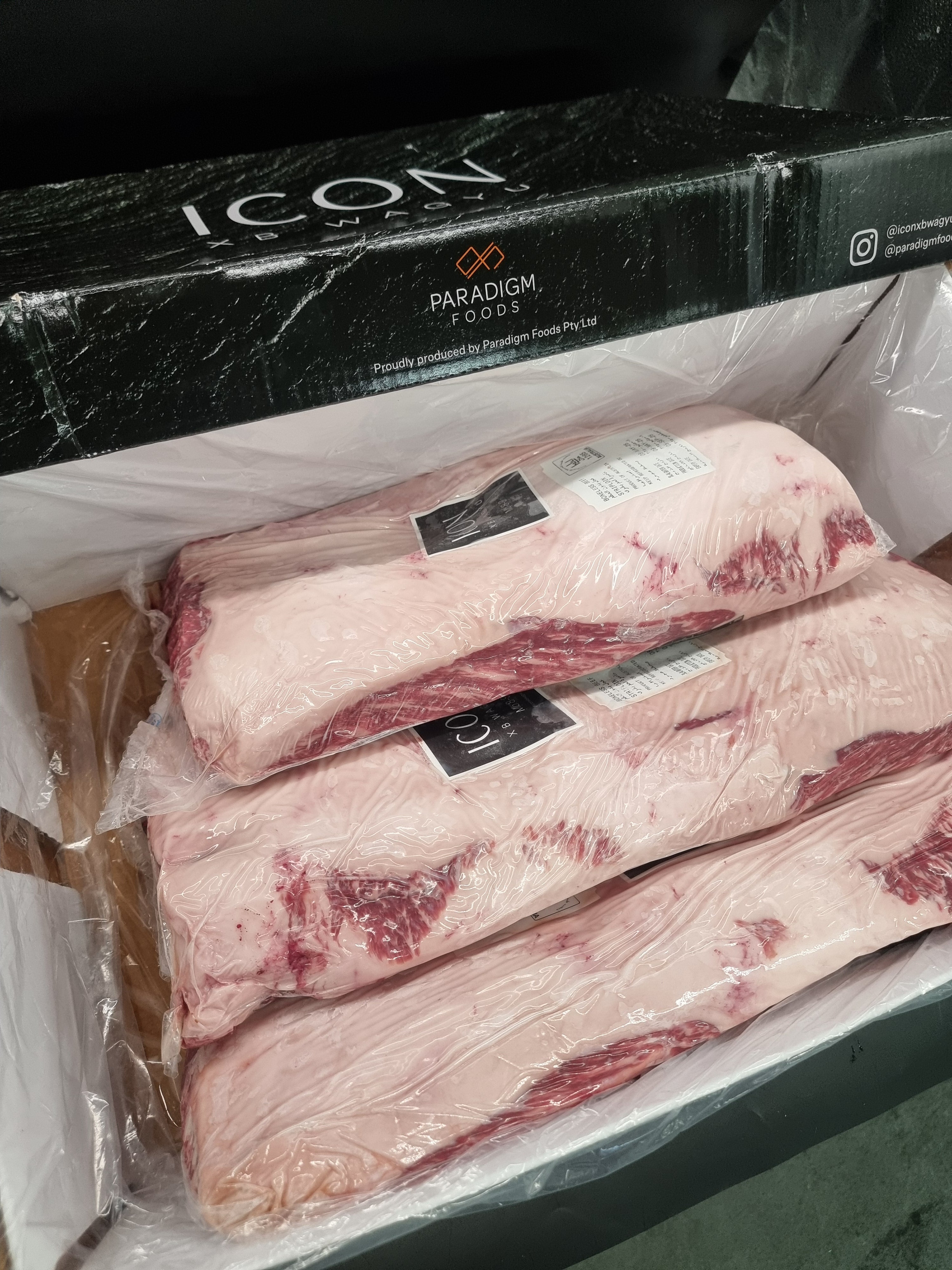 ICON XB Grain Fed F1 Wagyu MB-8-9 Porterhouse $99/kg