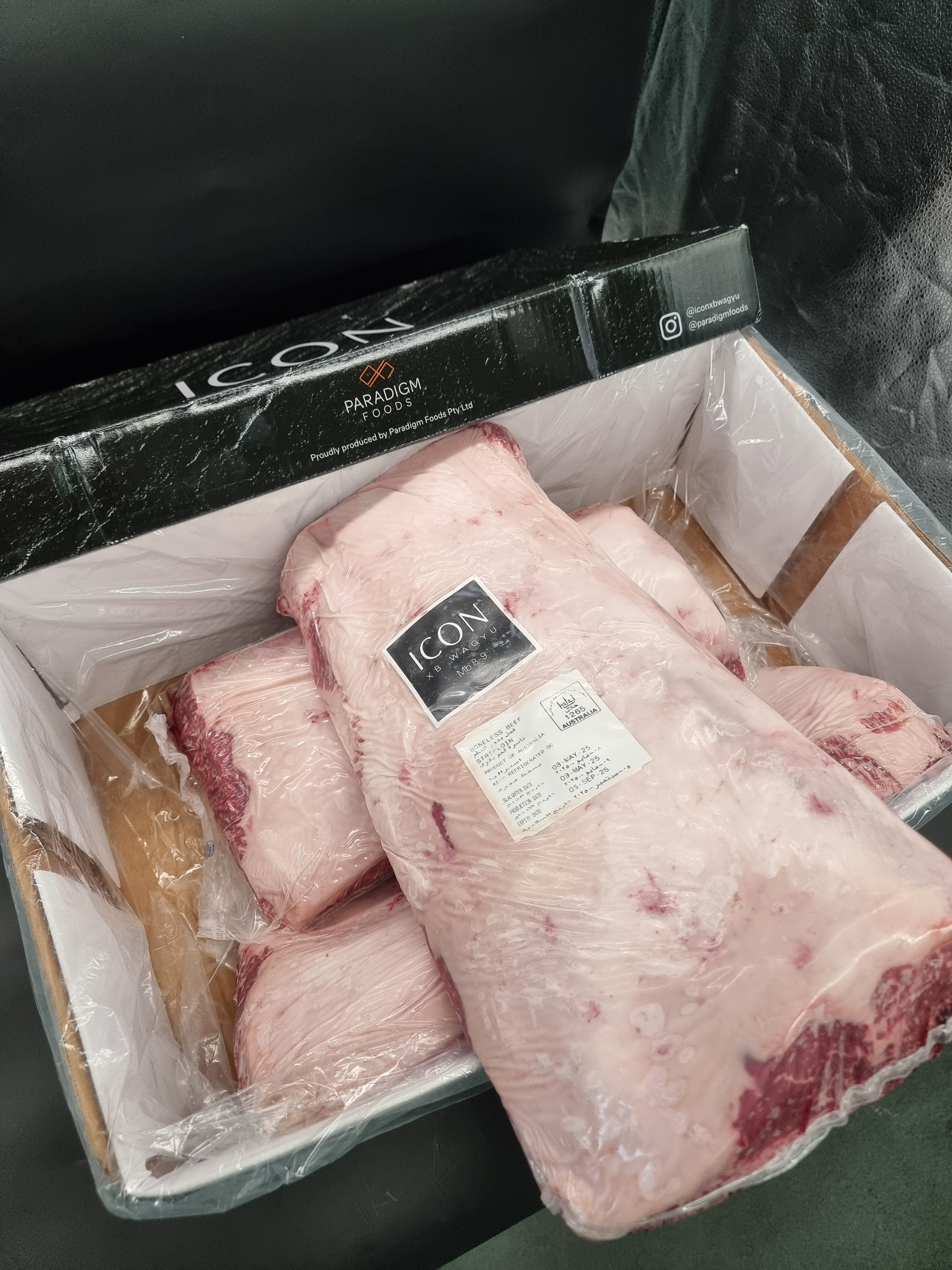 ICON XB Grain Fed F1 Wagyu MB-8-9 Porterhouse $99/kg