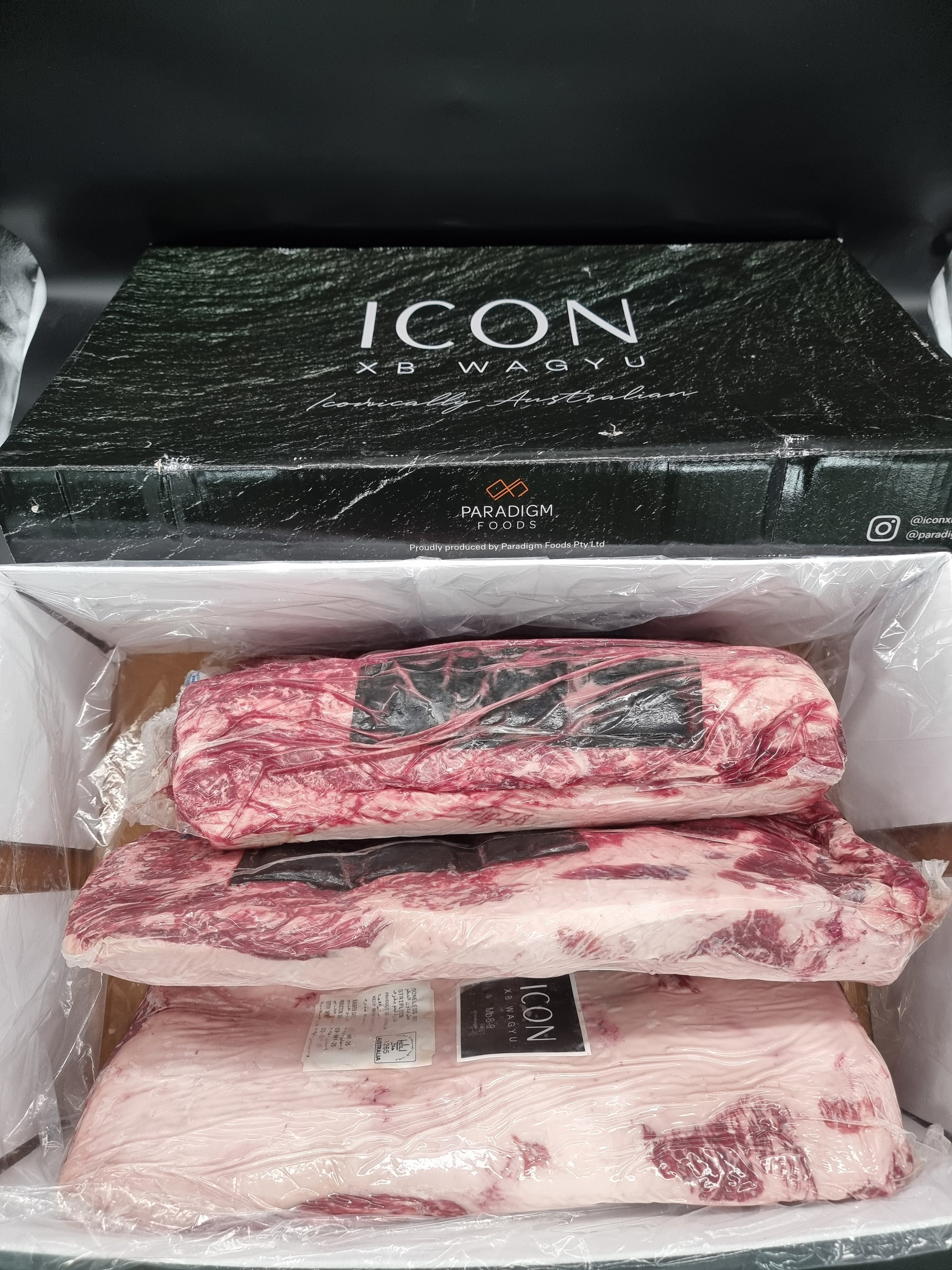 ICON XB Grain Fed F1 Wagyu MB-8-9 Porterhouse $99/kg