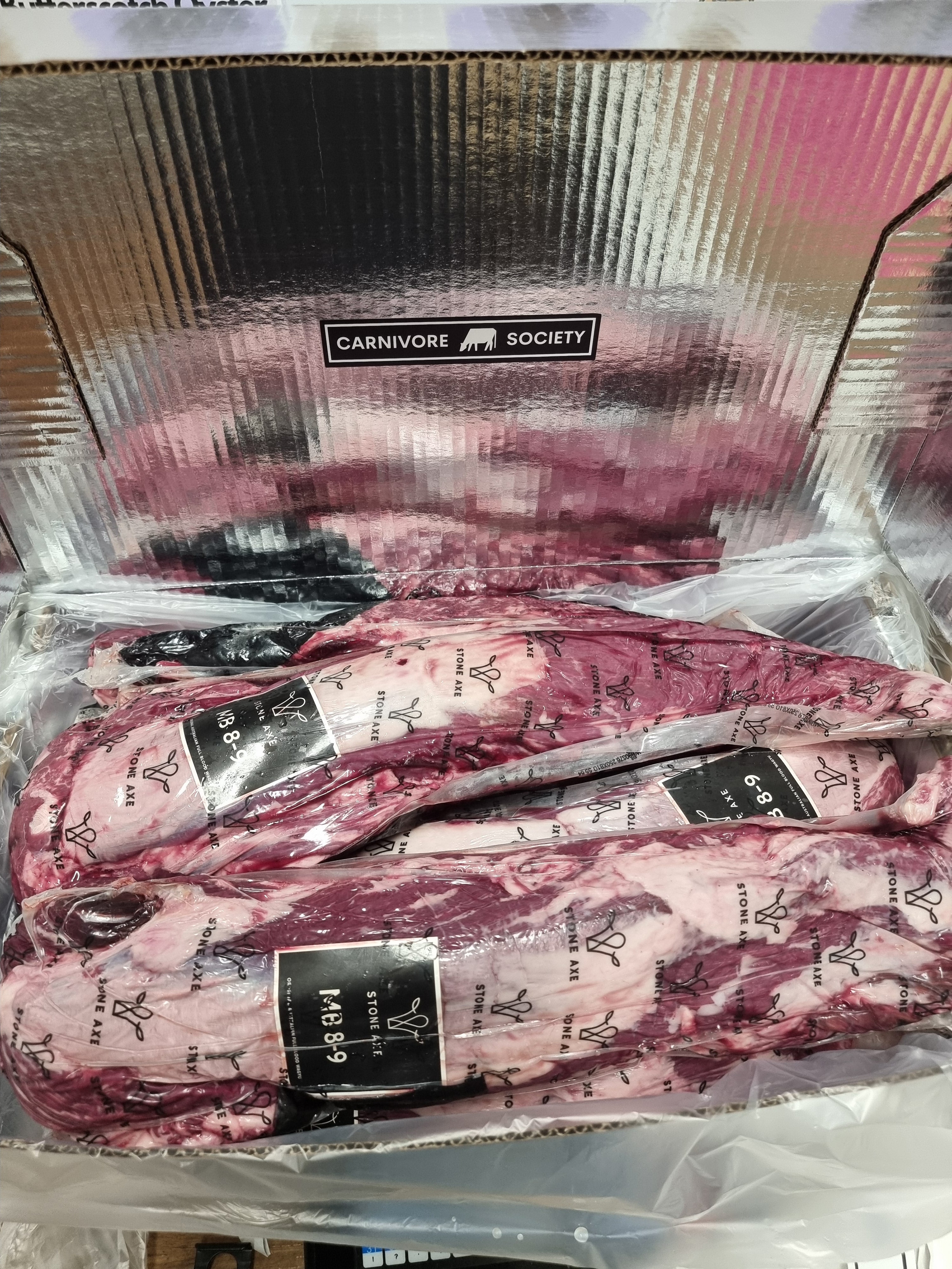 Stone Axe Full Blood Wagyu Eye Fillet (MB 8–9+) $199/kg