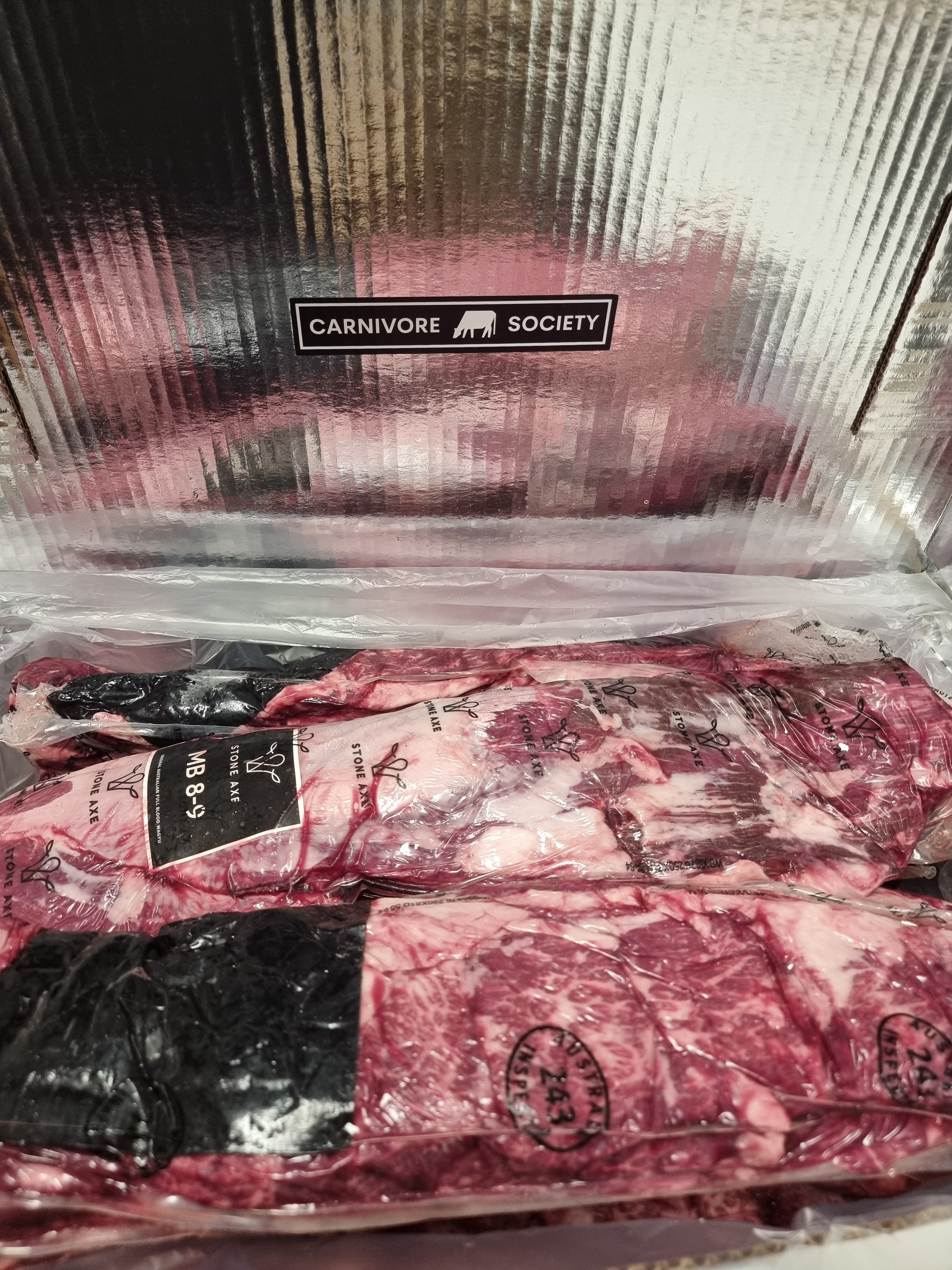 Stone Axe Full Blood Wagyu Eye Fillet (MB 8–9+) $199/kg