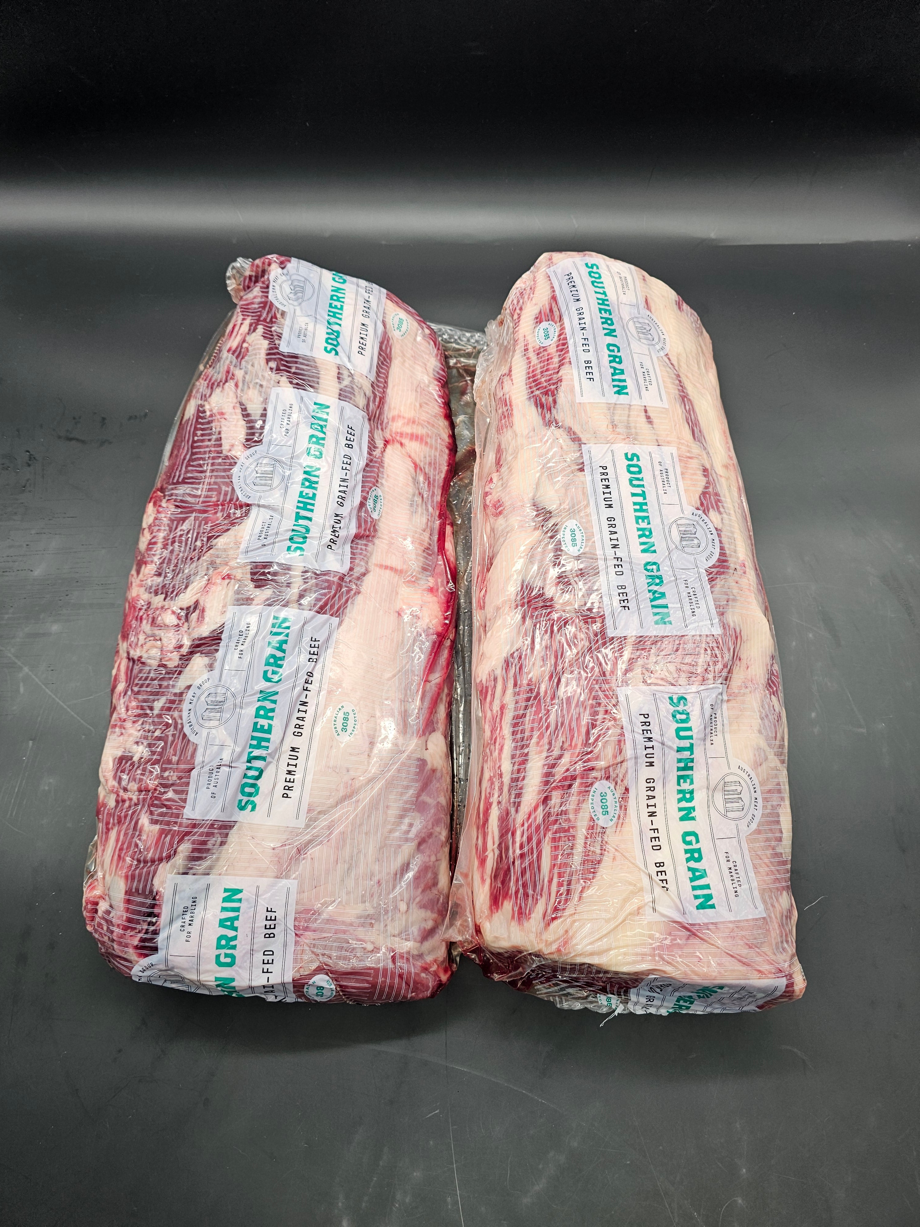 150-Day Grain-Fed Angus Scotch Cube Roll MB4 Boneless Ribeye Roll - Southern Grain $63/kg