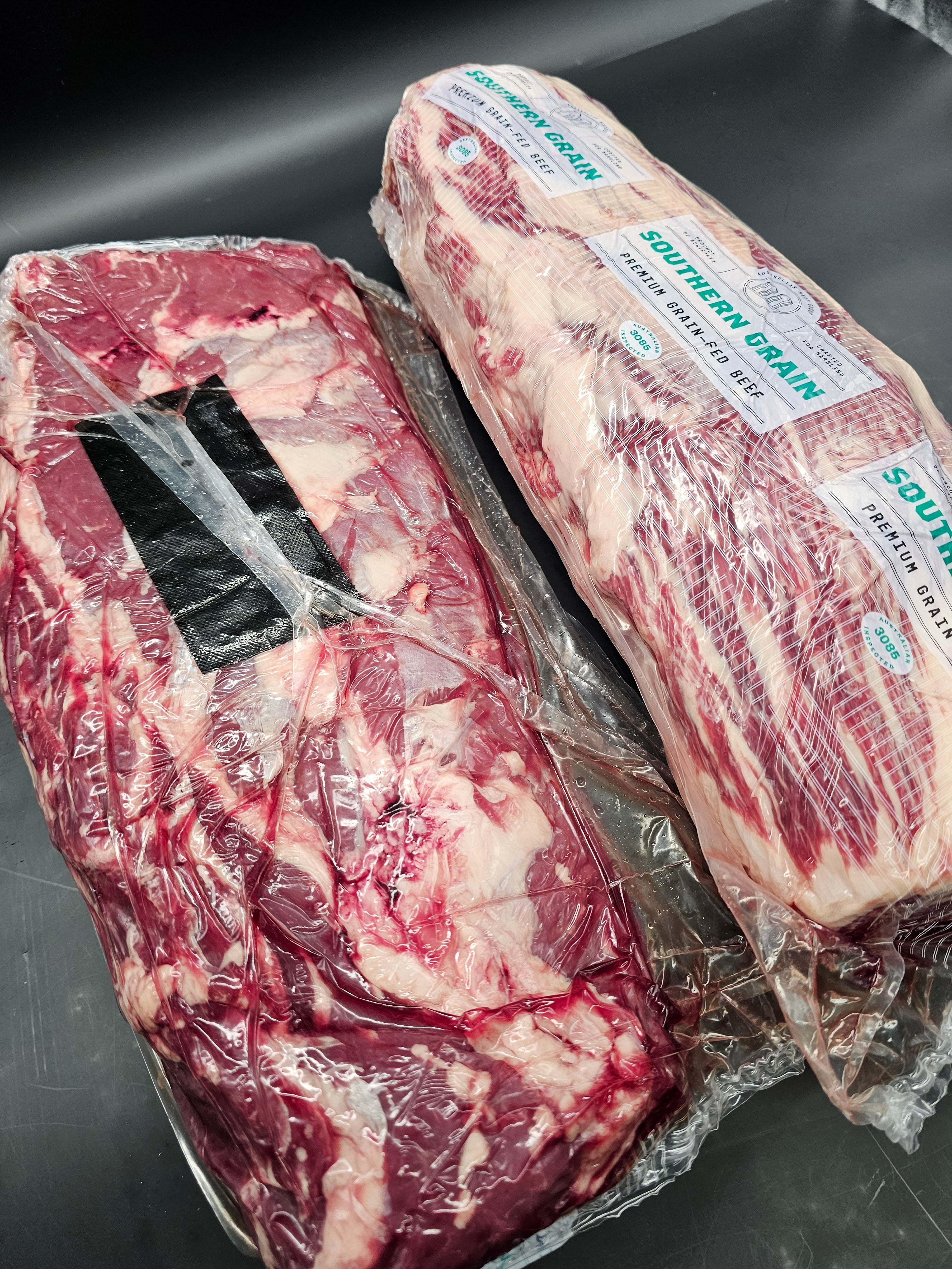 150-Day Grain-Fed Angus Scotch Cube Roll MB4 Boneless Ribeye Roll - Southern Grain $63/kg