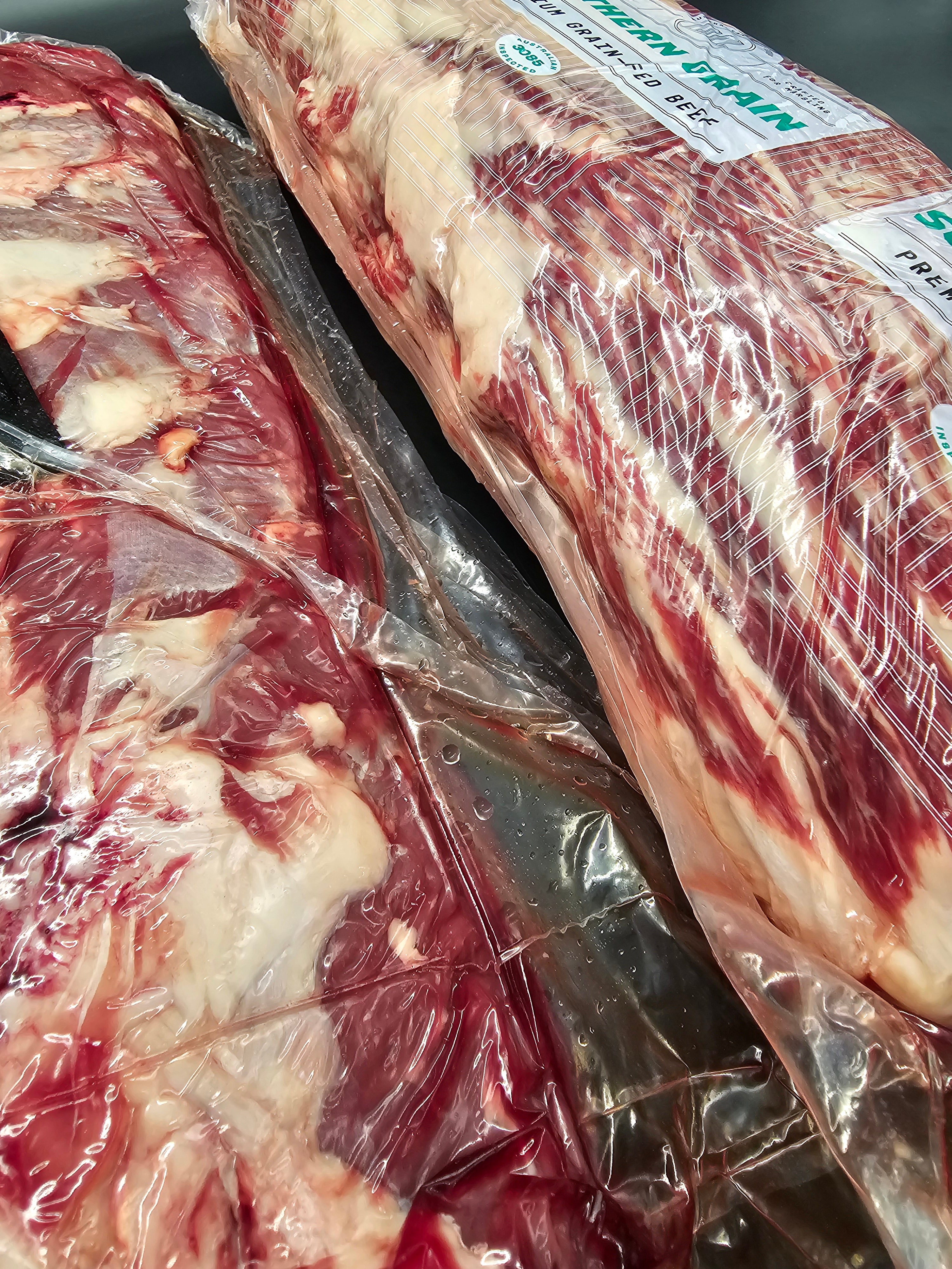 150-Day Grain-Fed Angus Scotch Cube Roll MB4 Boneless Ribeye Roll - Southern Grain $63/kg