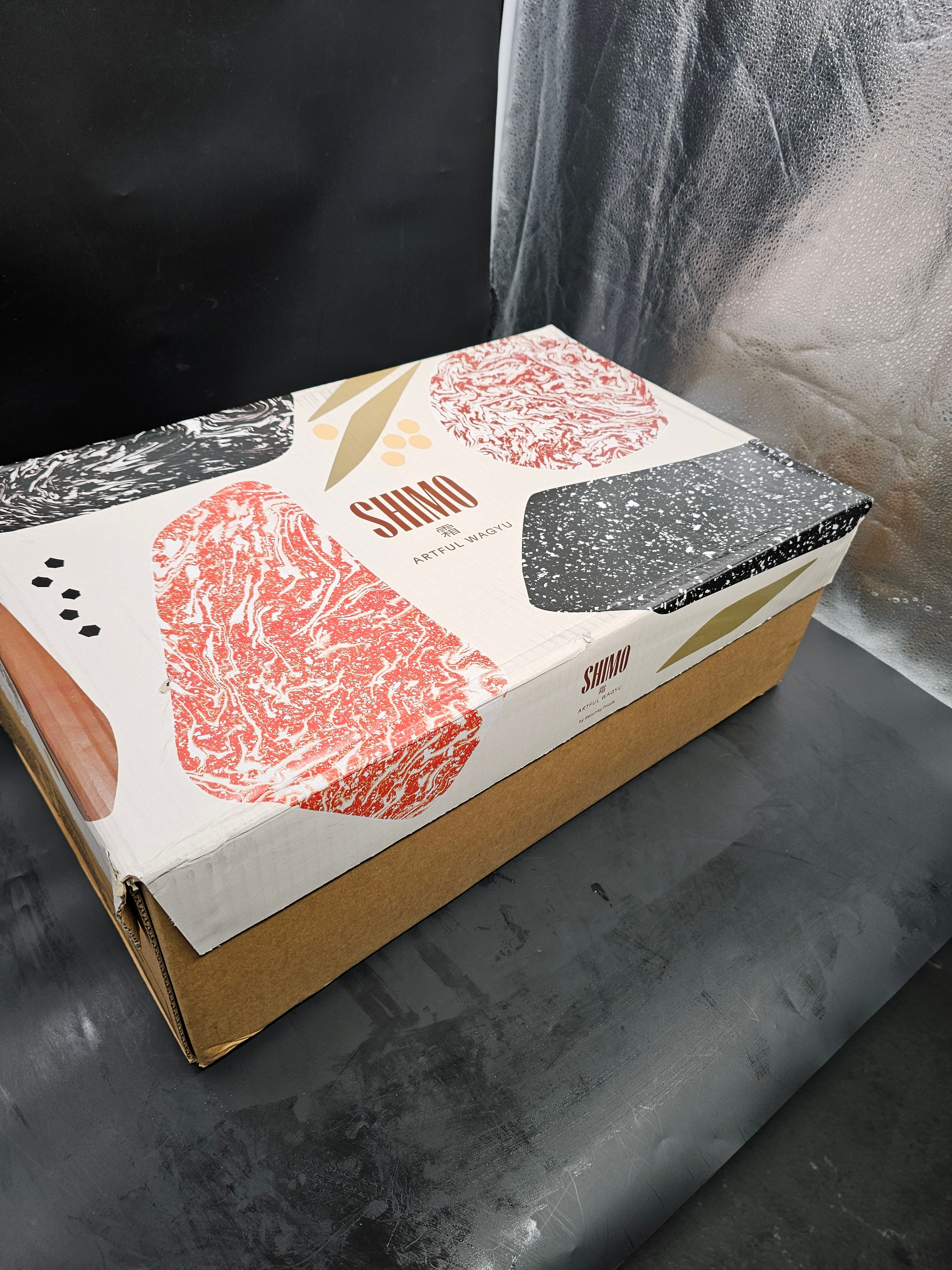 Shimo Grain-Fed Wagyu  Striploin MB 7–8 $98 KG