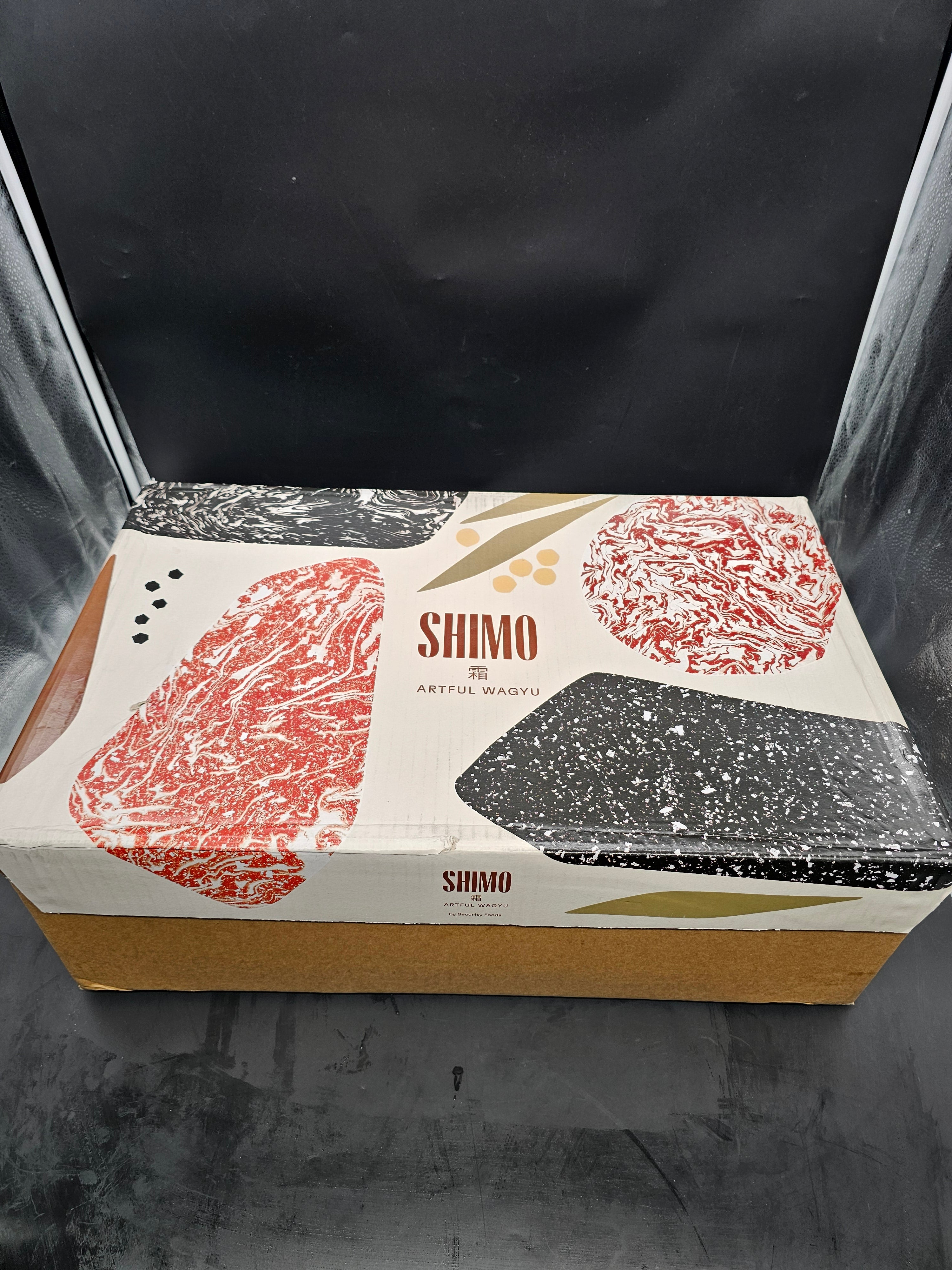 Shimo Grain-Fed Wagyu  Striploin MB 7–8 $98 KG
