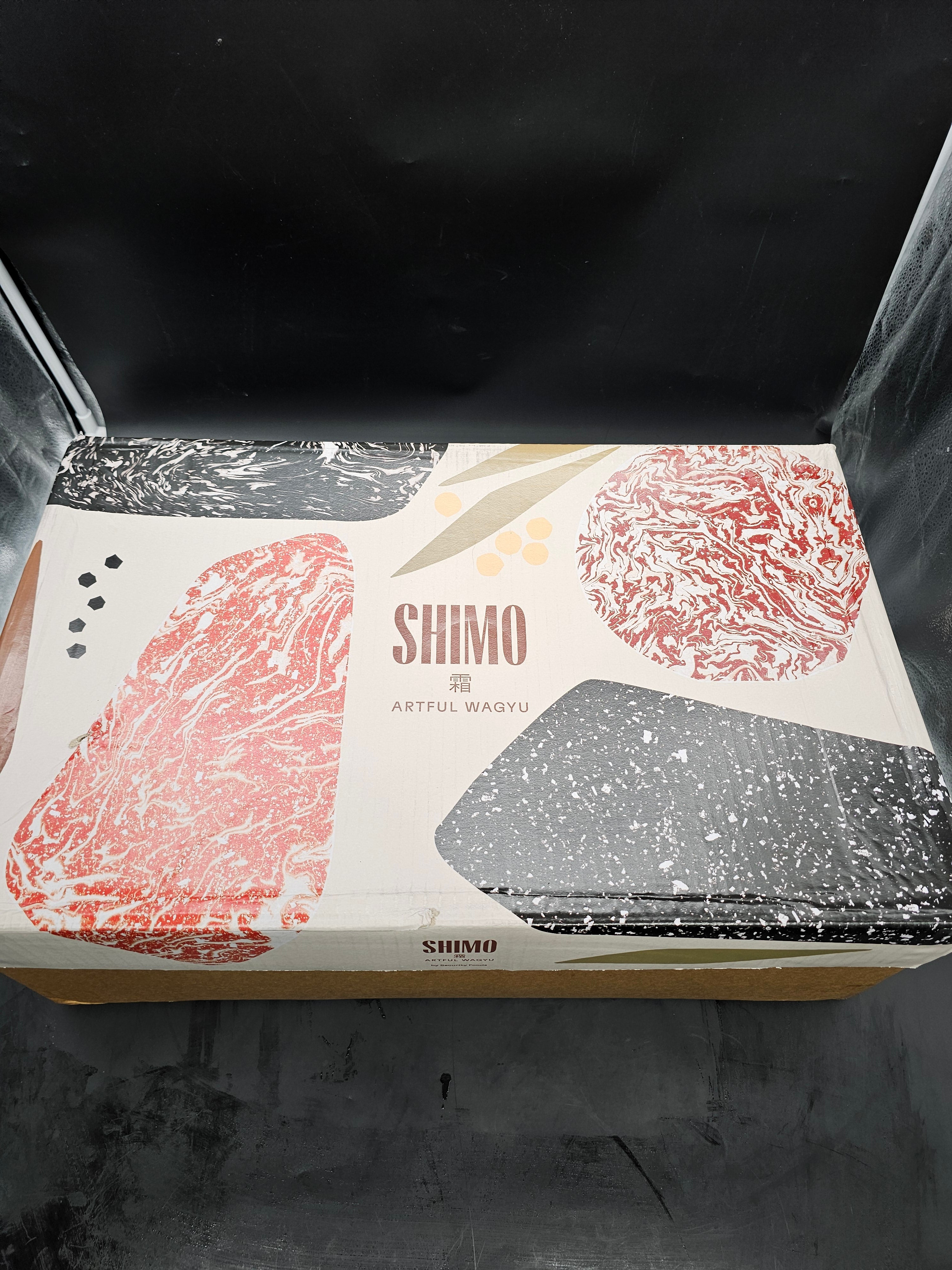 Shimo Grain-Fed Wagyu  Striploin MB 7–8 $98 KG