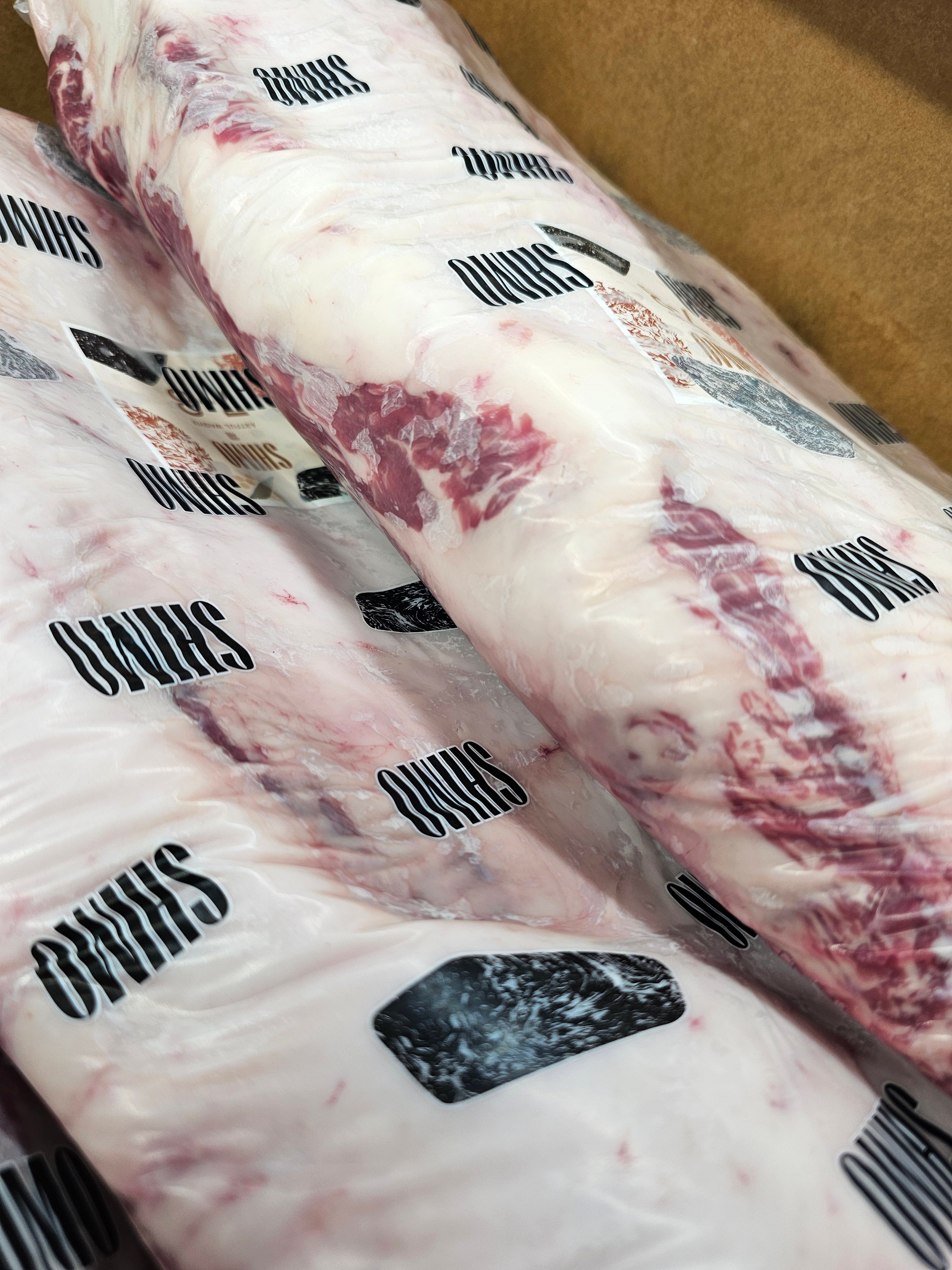 Shimo Grain-Fed Wagyu  Striploin MB 7–8 $98 KG