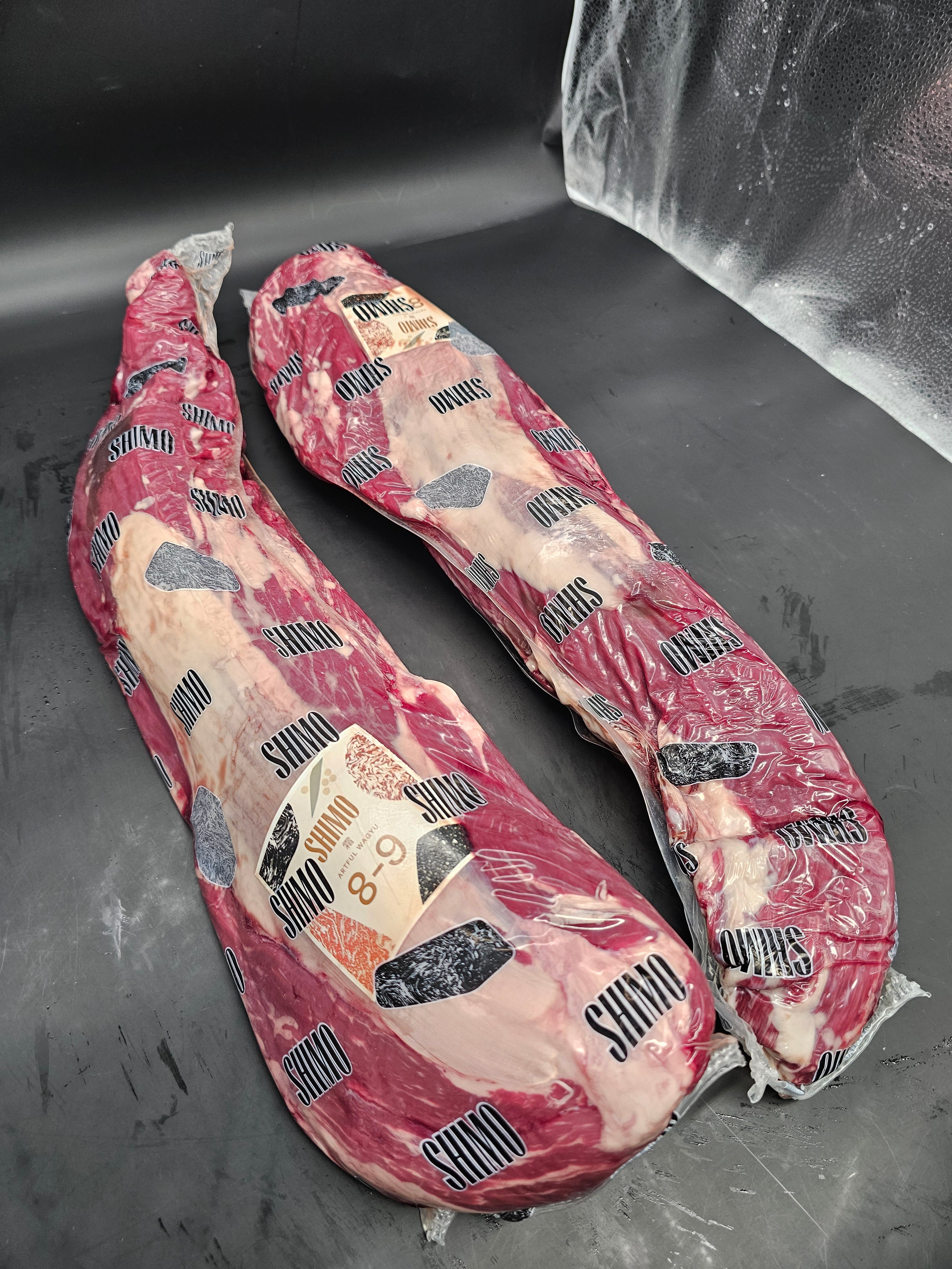 Shimo Artful Wagyu Tenderloin Side (Strap-Off) MB 8–9 – Unmatched Wagyu Elegance $118KG