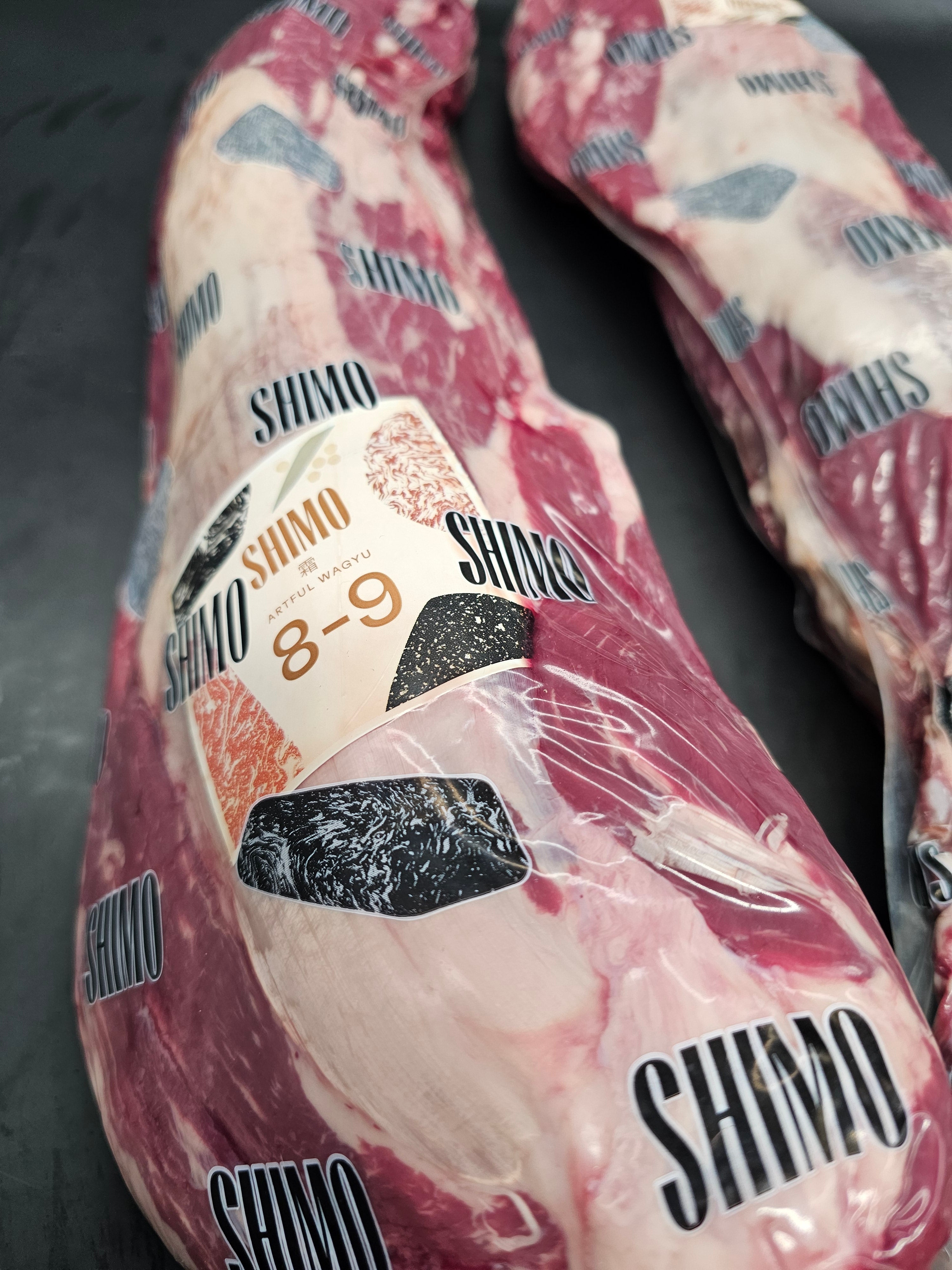 Shimo Artful Wagyu Tenderloin Side (Strap-Off) MB 8–9 – Unmatched Wagyu Elegance $118KG