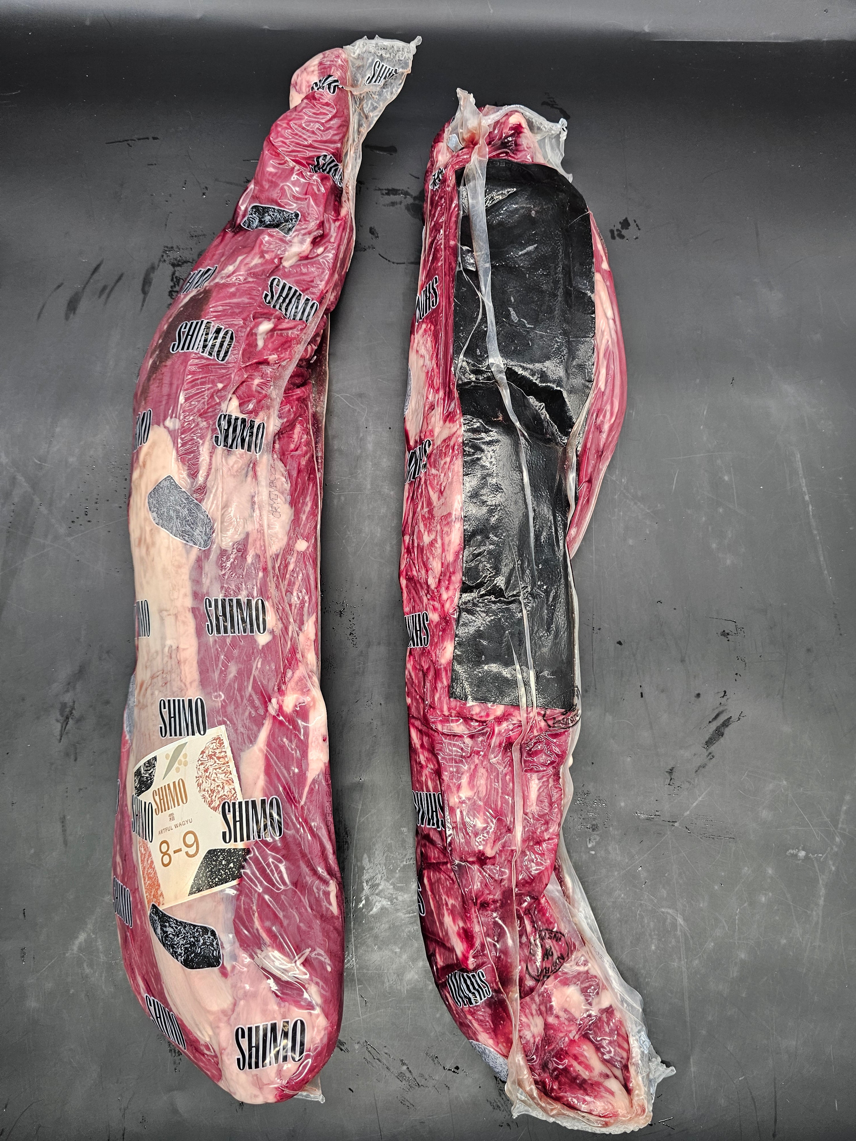 Shimo Artful Wagyu Tenderloin Side (Strap-Off) MB 8–9 – Unmatched Wagyu Elegance $118KG