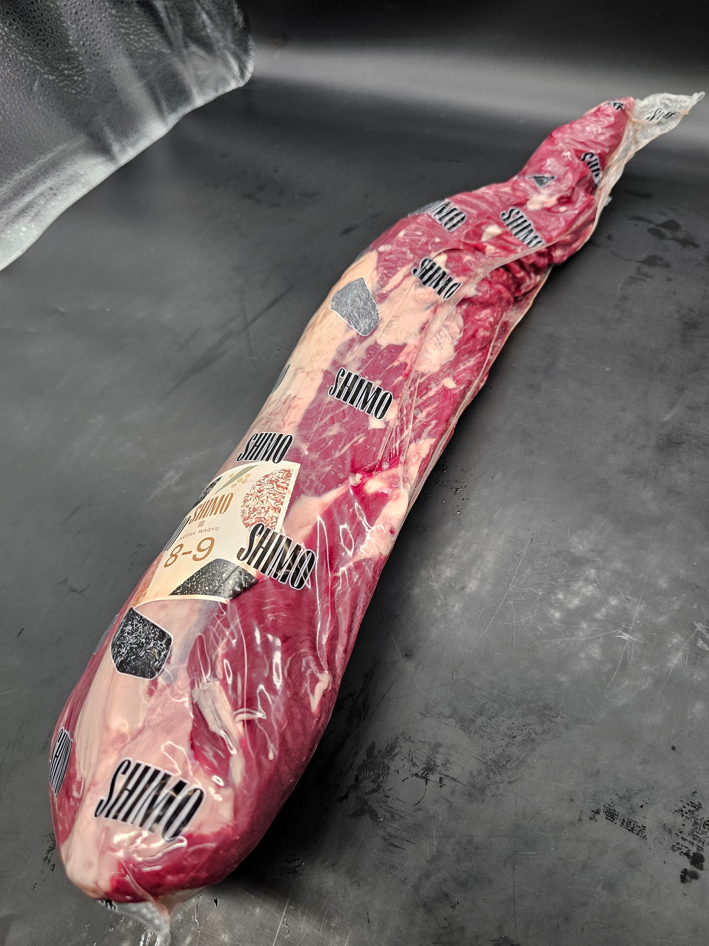 Shimo Artful Wagyu Tenderloin Side (Strap-Off) MB 8–9 – Unmatched Wagyu Elegance $118KG