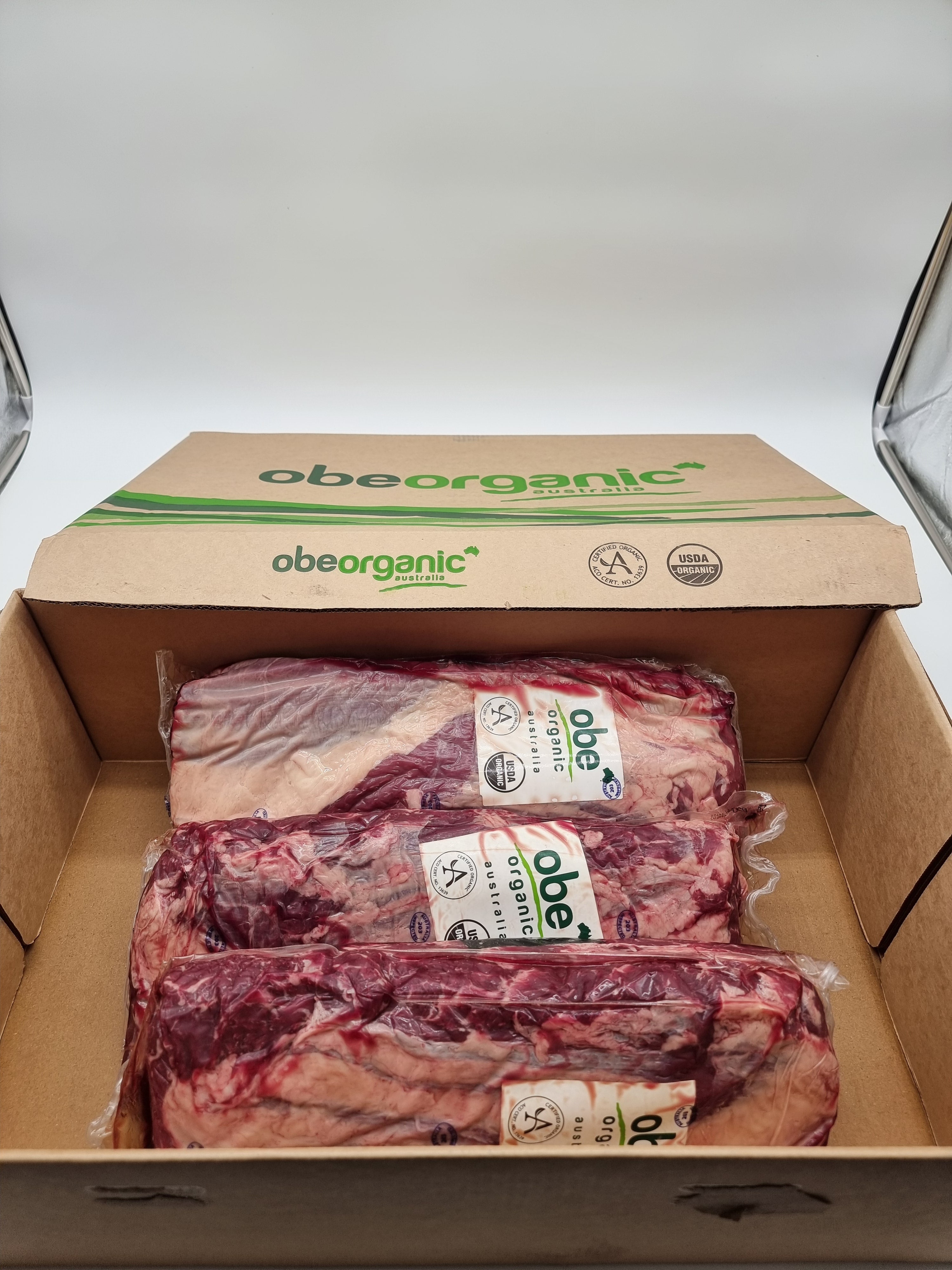 OBE Organic 100% Grass-Fed and Finished Scotch Cube Roll - $54/kg