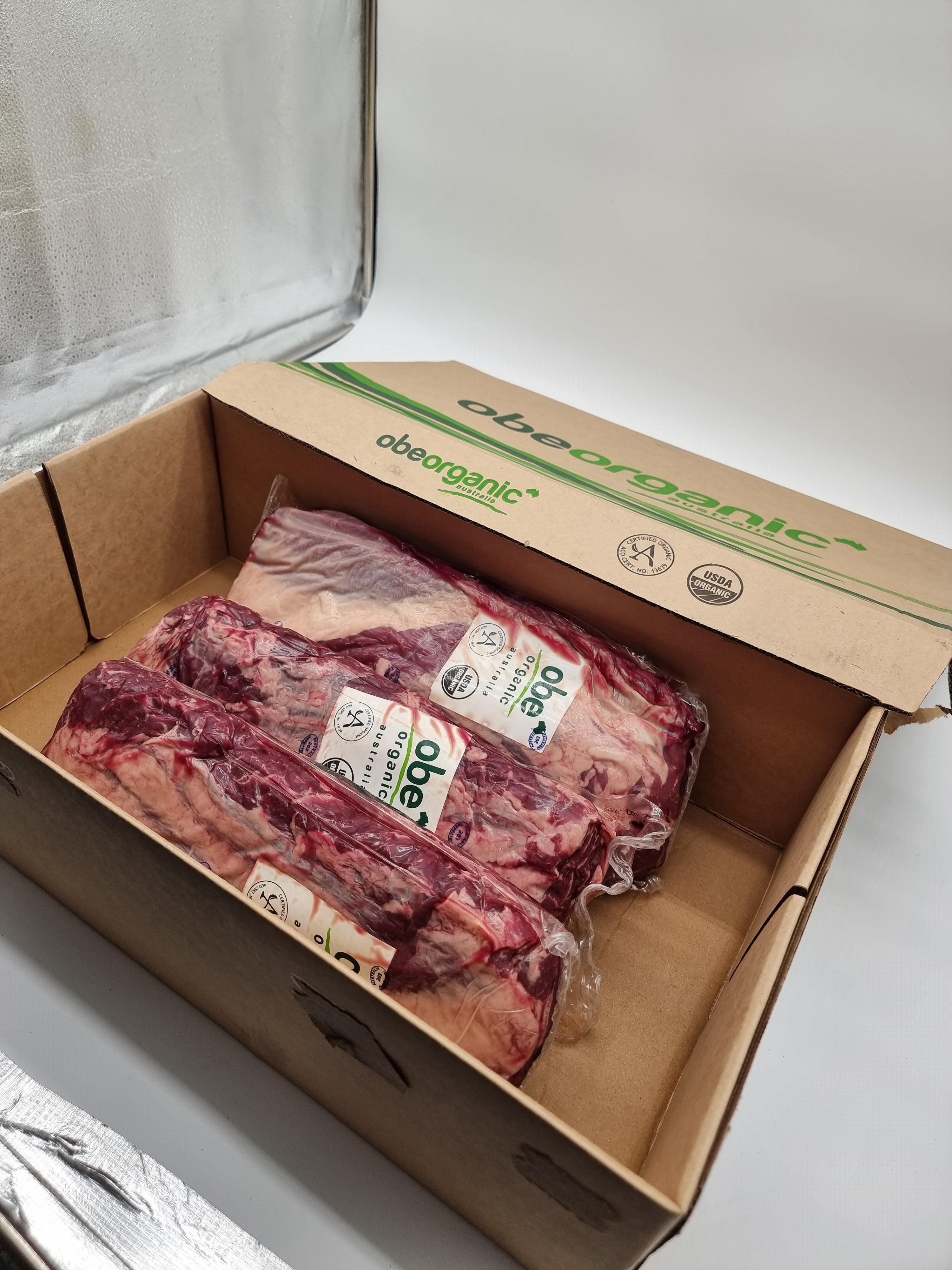 OBE Organic 100% Grass-Fed and Finished Scotch Cube Roll - $54/kg