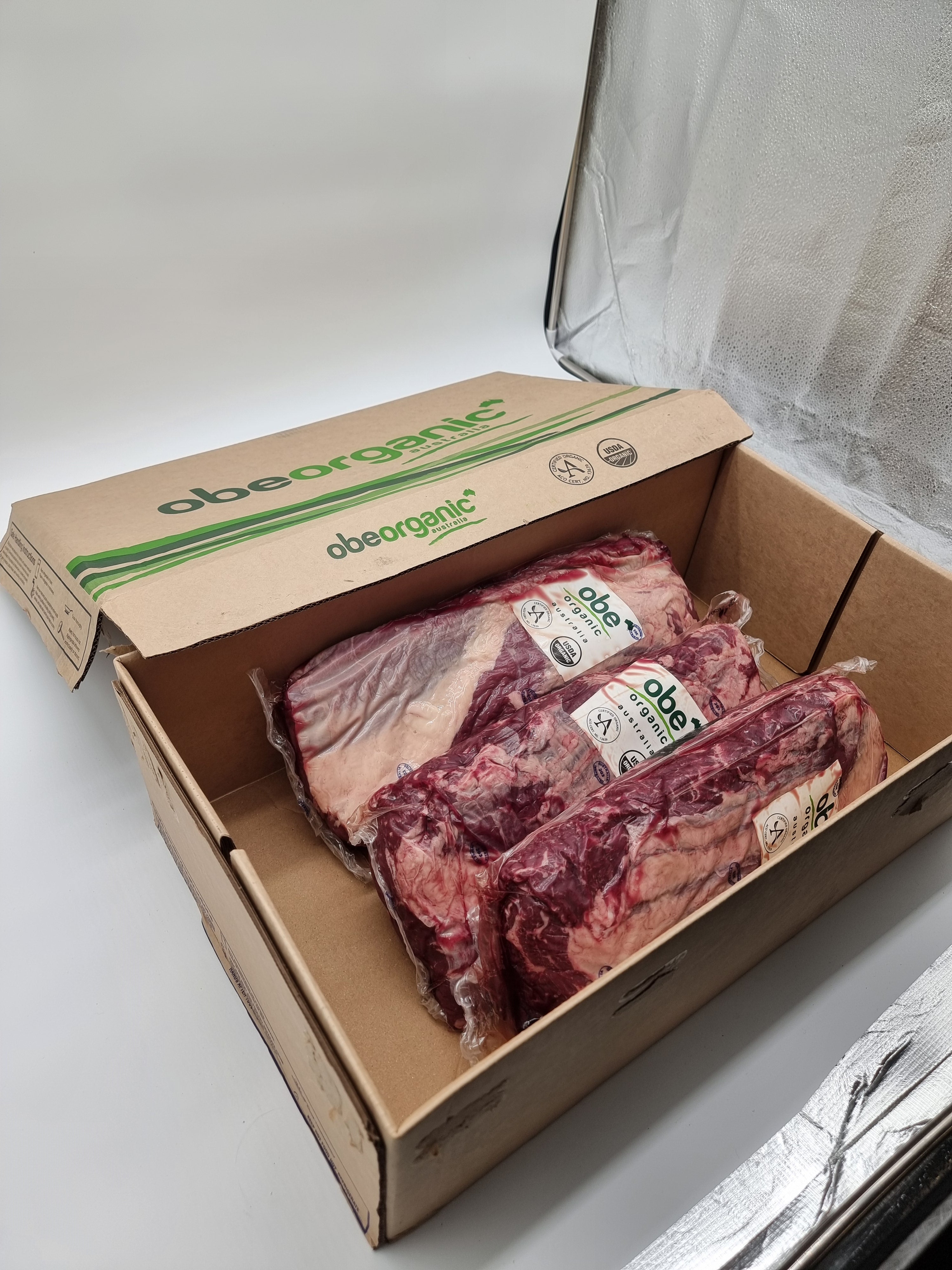 OBE Organic 100% Grass-Fed and Finished Scotch Cube Roll - $54/kg