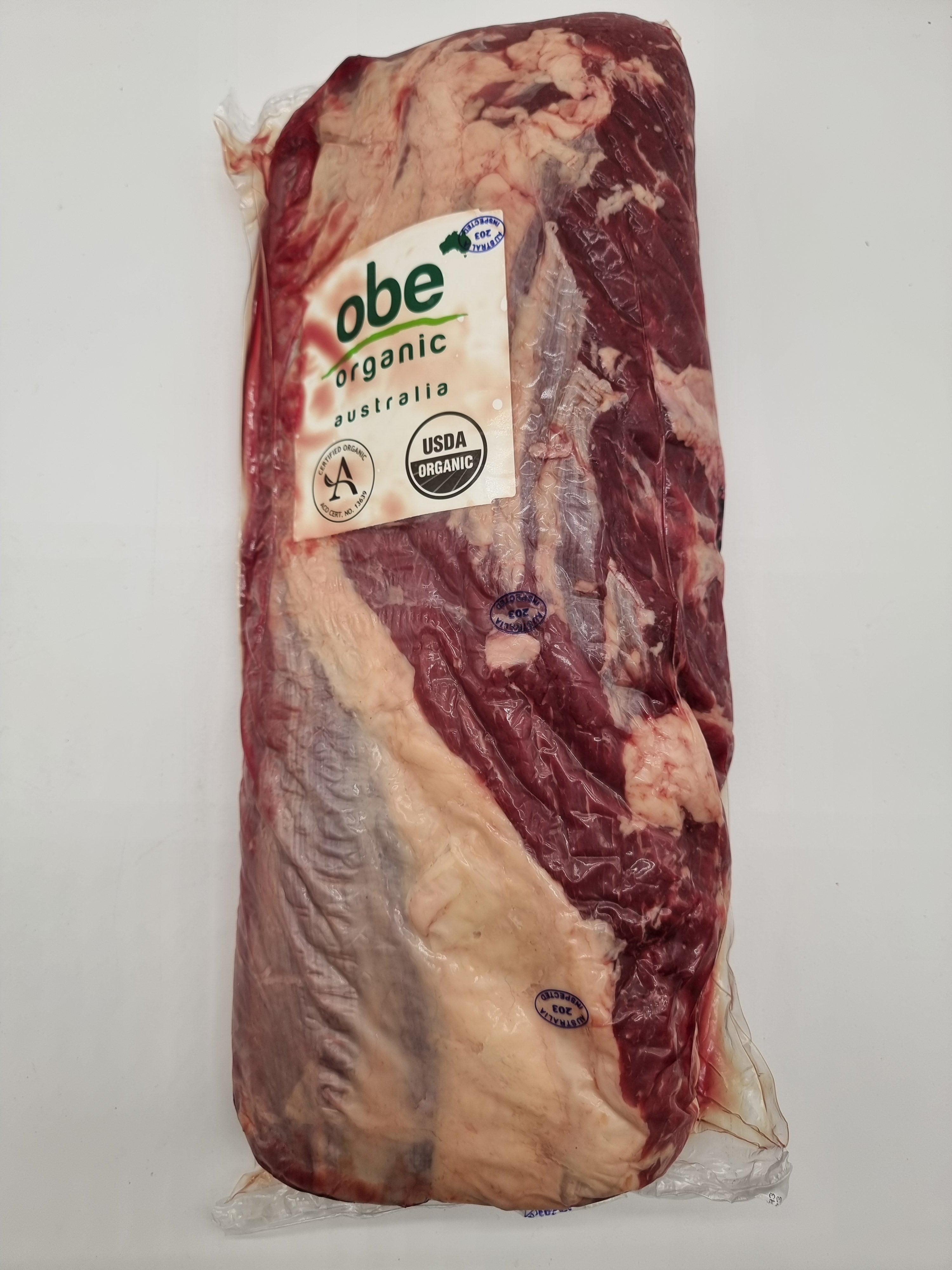 OBE Organic 100% Grass-Fed and Finished Scotch Cube Roll - $54/kg