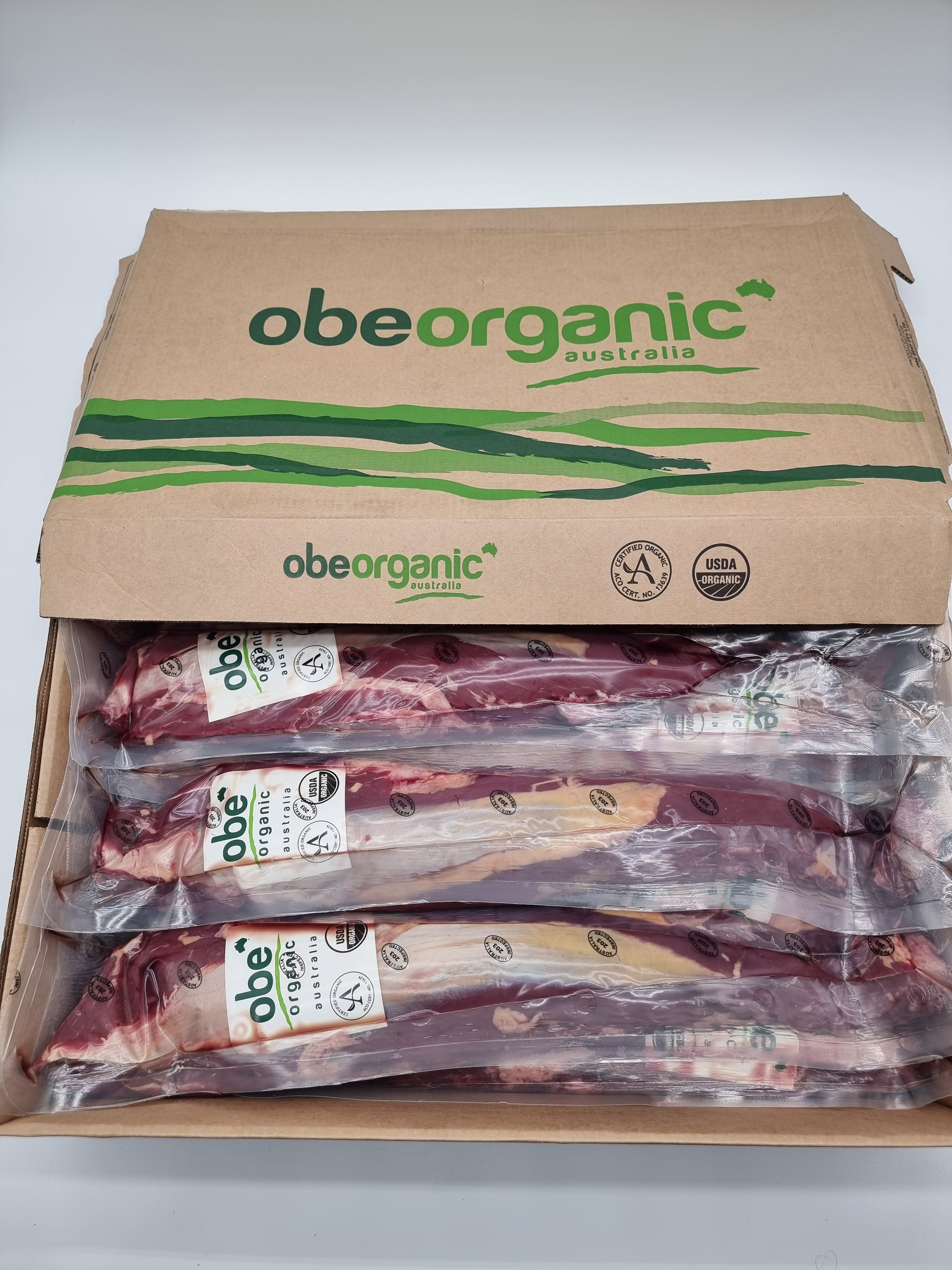 OBE Organic 100% Grass-Fed and Finished - Eye Fillet - $73/kg