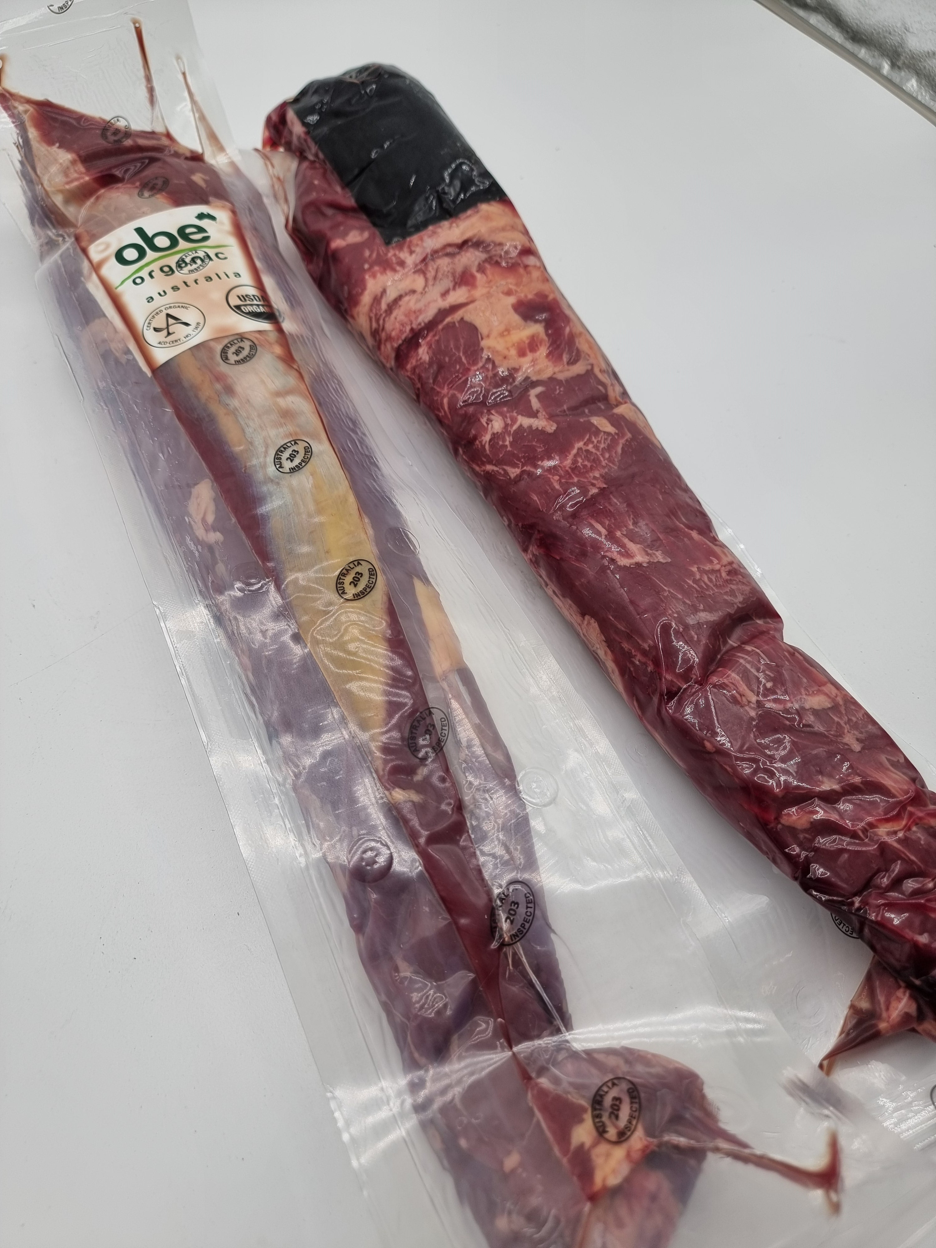 OBE Organic 100% Grass-Fed and Finished - Eye Fillet - $73/kg